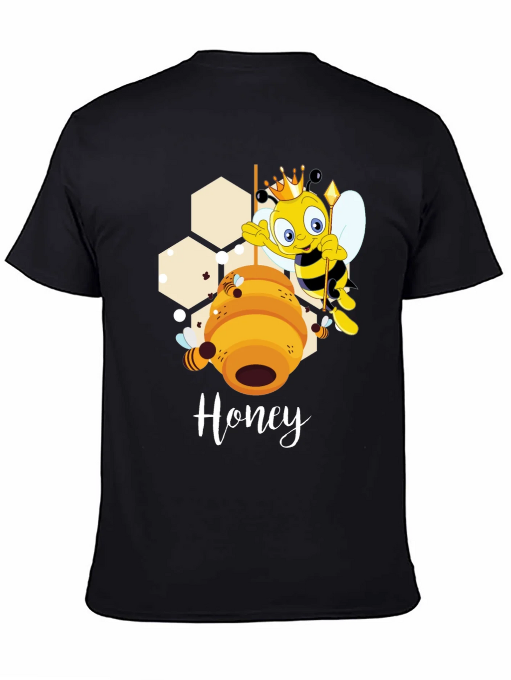 Honey Bee Cartoon Graphic T-Shirt product image 7