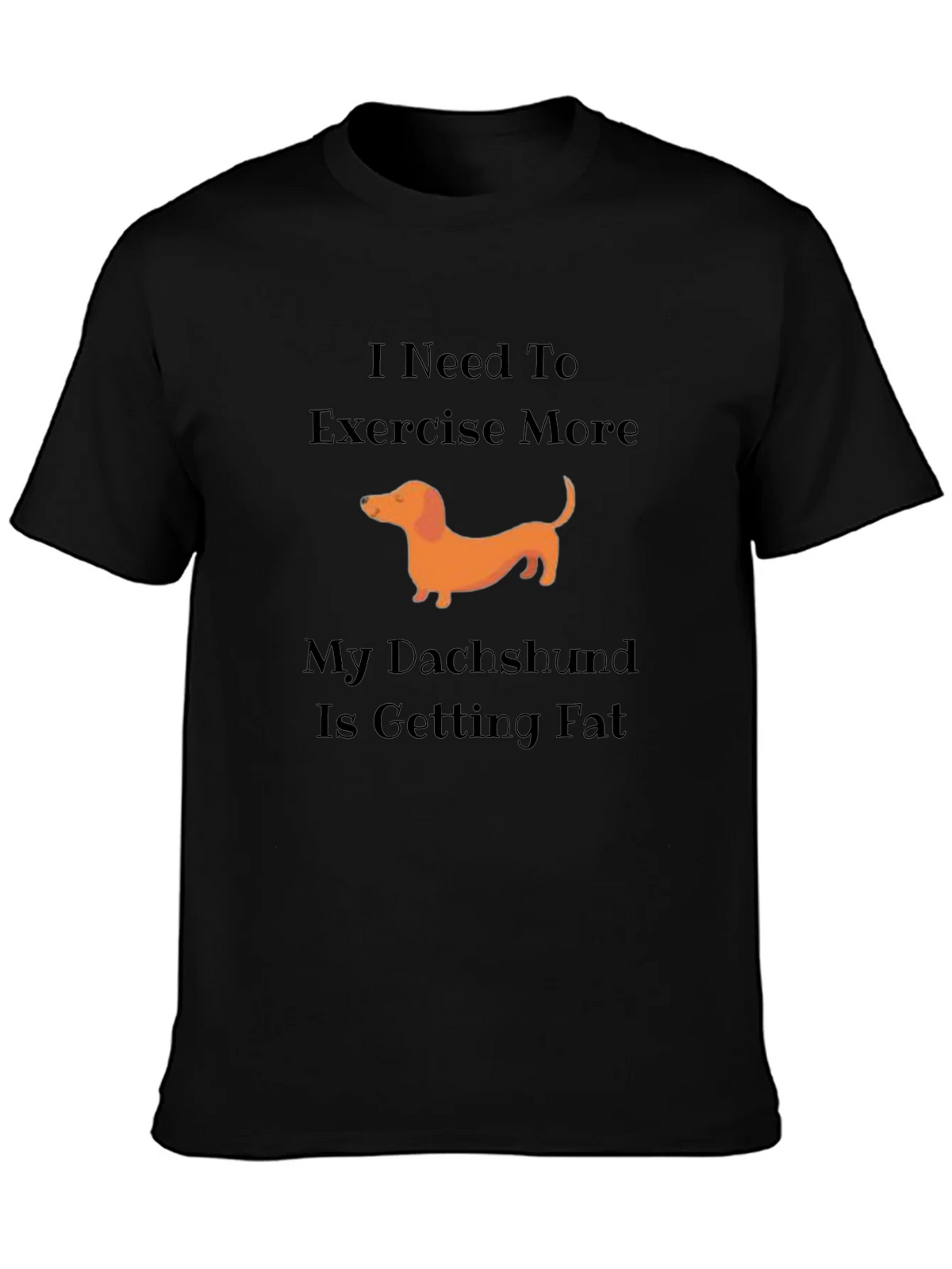Funny Dachshund Exercise T-Shirt product image 1