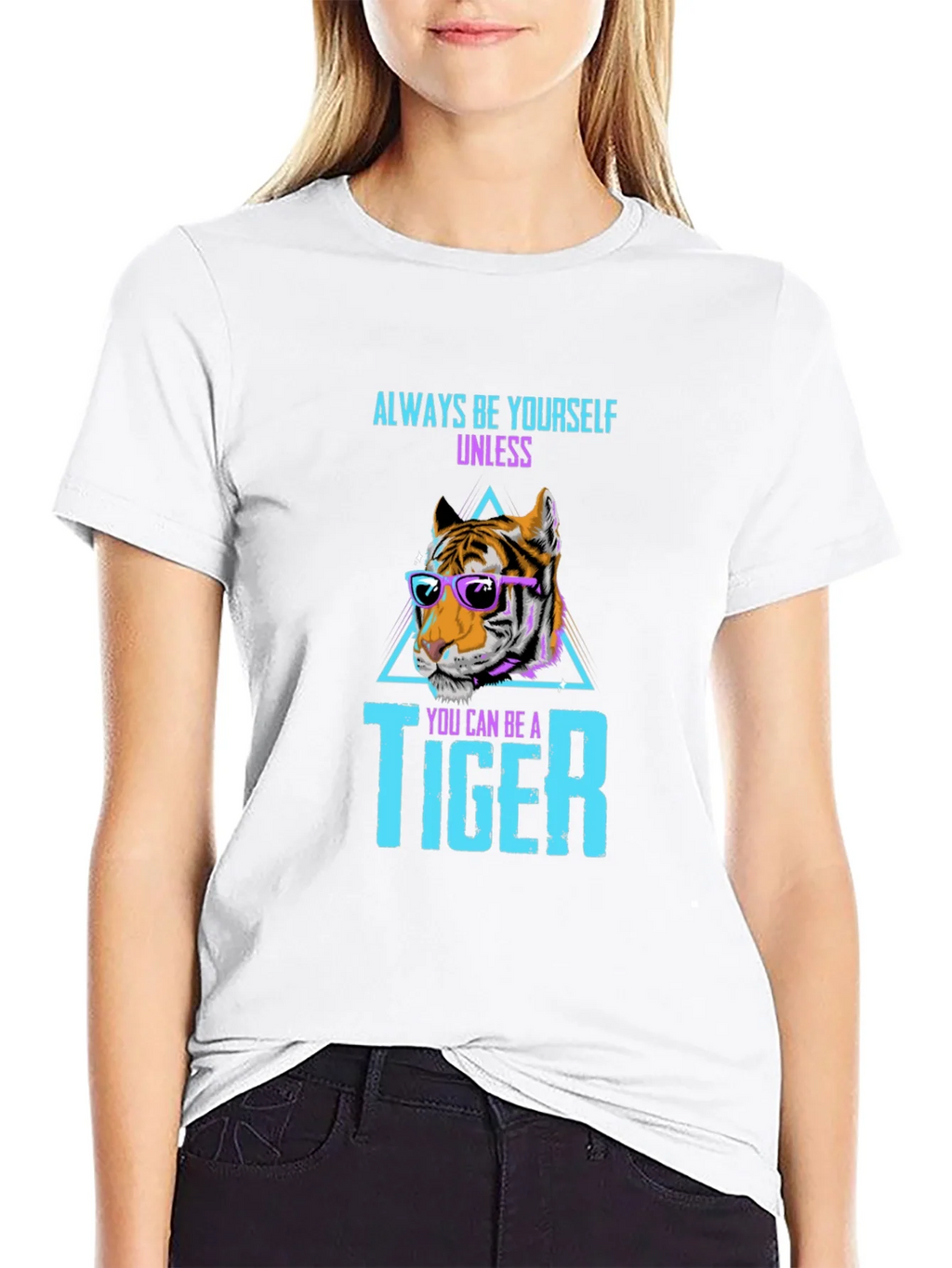 Always Be Yourself Tiger Graphic Tee product image 3