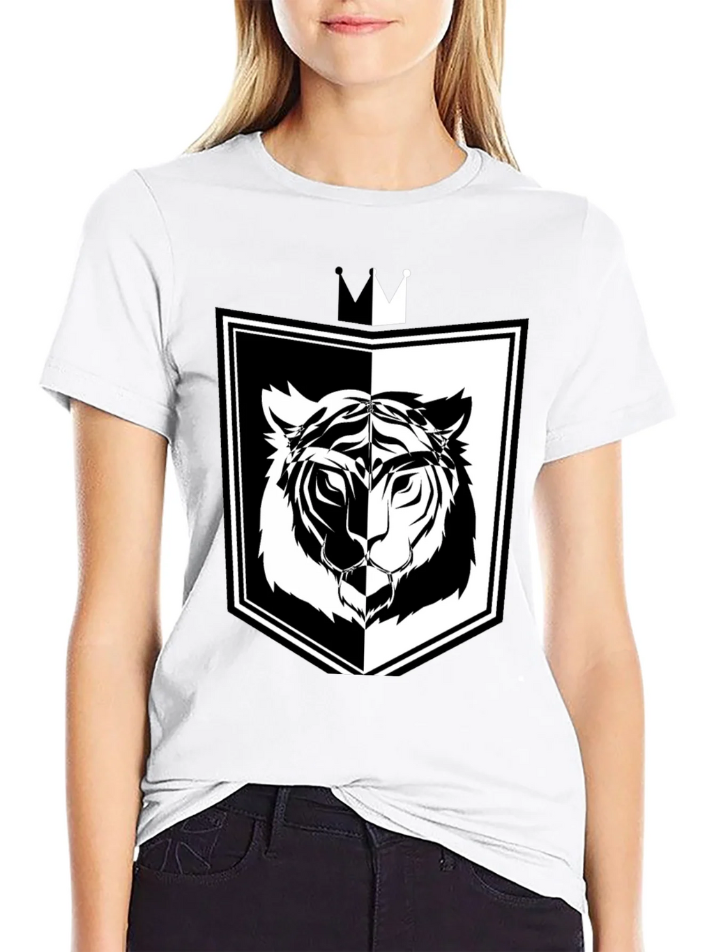 Tiger Shield Graphic Tee - Black product image 11