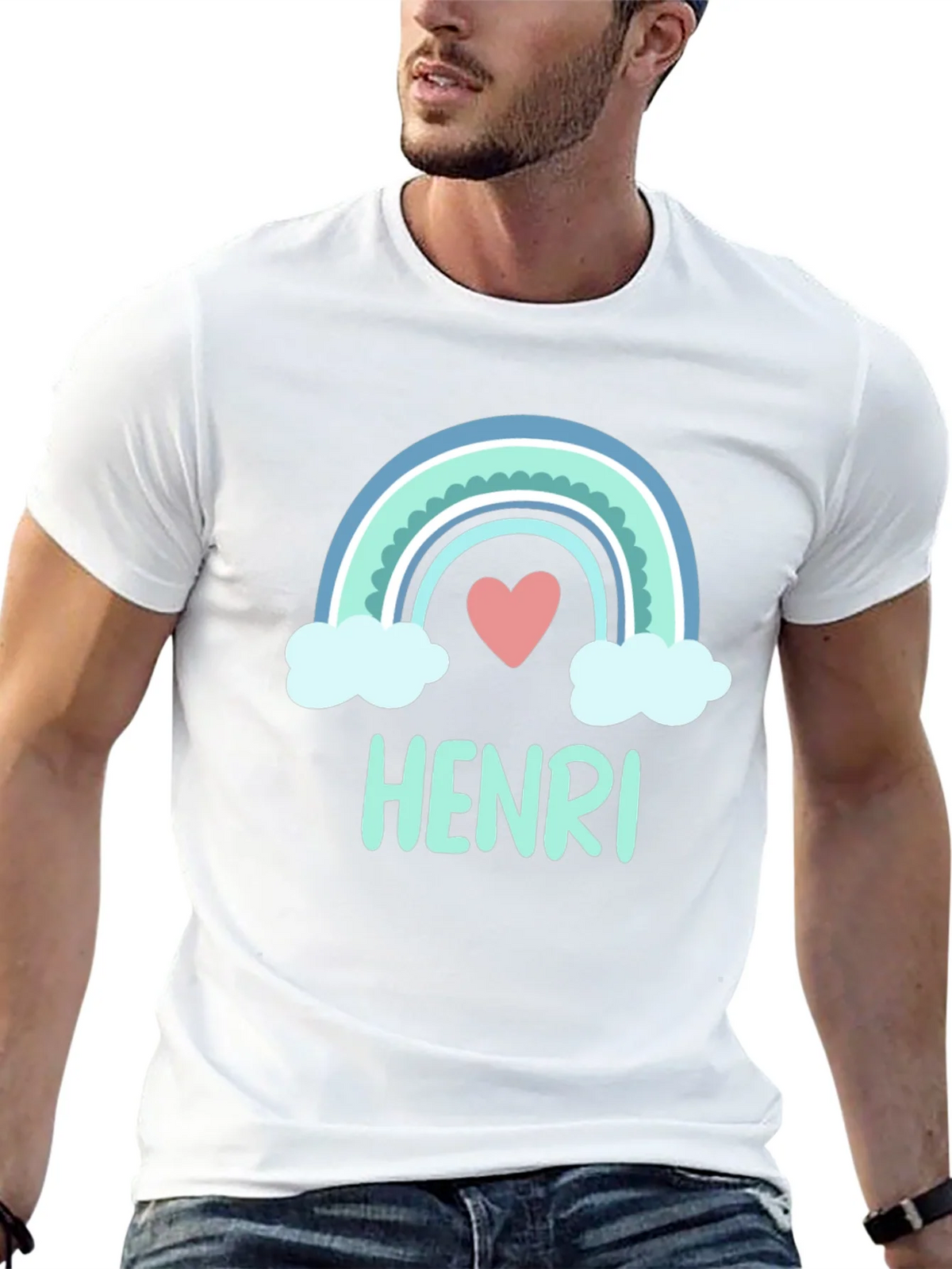 Henri Rainbow Heart T-Shirt product image 2
