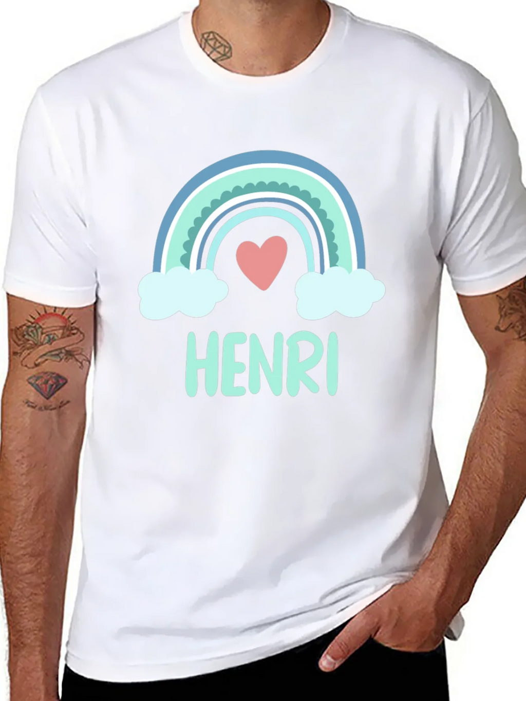 Henri Rainbow Heart T-Shirt product image 3