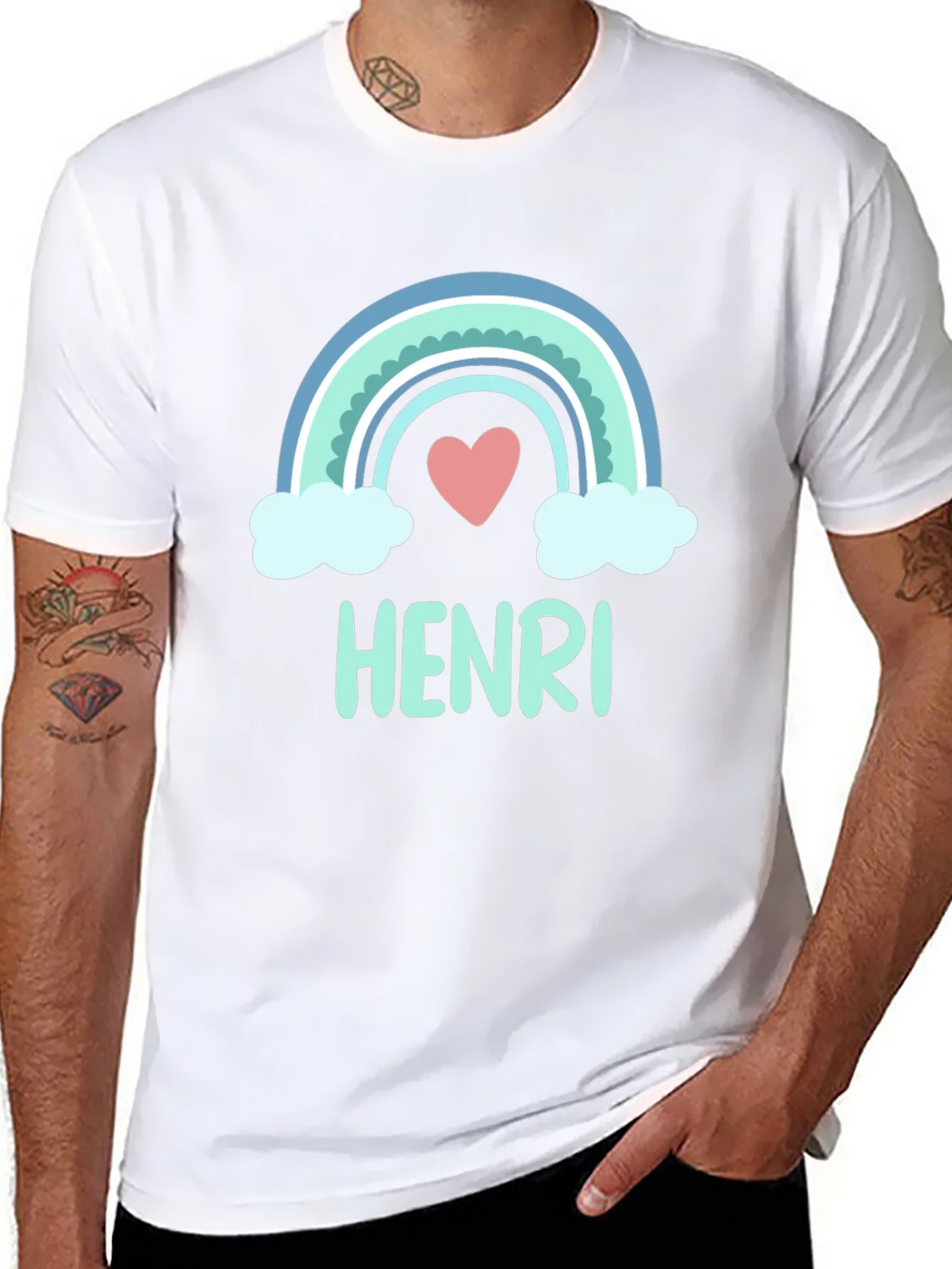 Henri Rainbow Heart T-Shirt product image 3