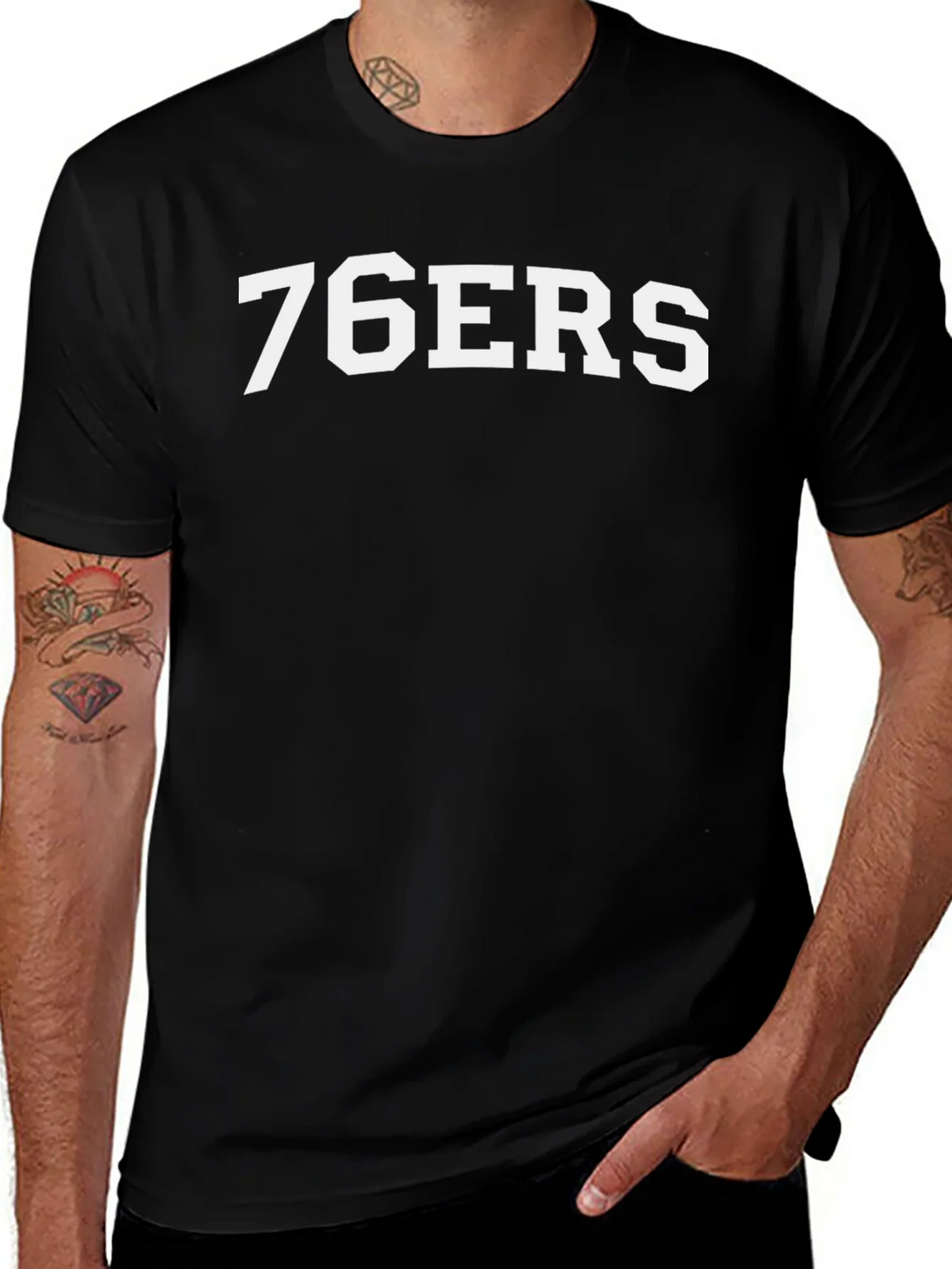 76ers Black Graphic Tee - Fan Apparel product image 1