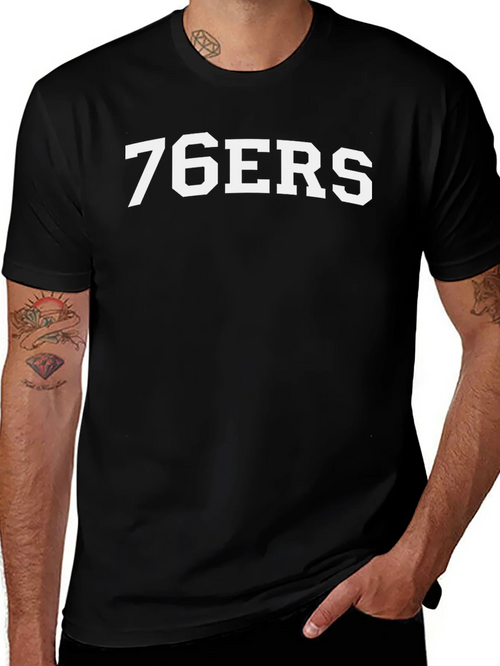 76ers Black Graphic Tee - Fan Apparel product image 1