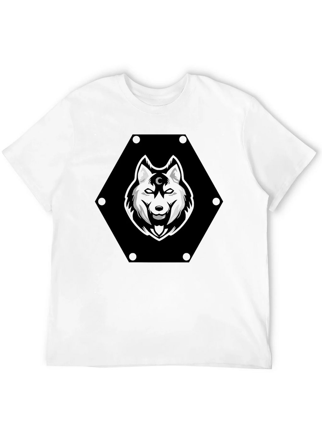 Mystic Wolf Graphic Tee - Black product image 3