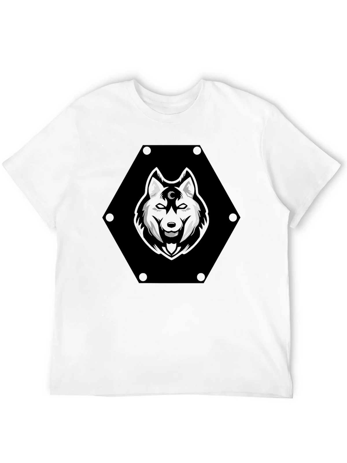 Mystic Wolf Graphic Tee - Black product image 3