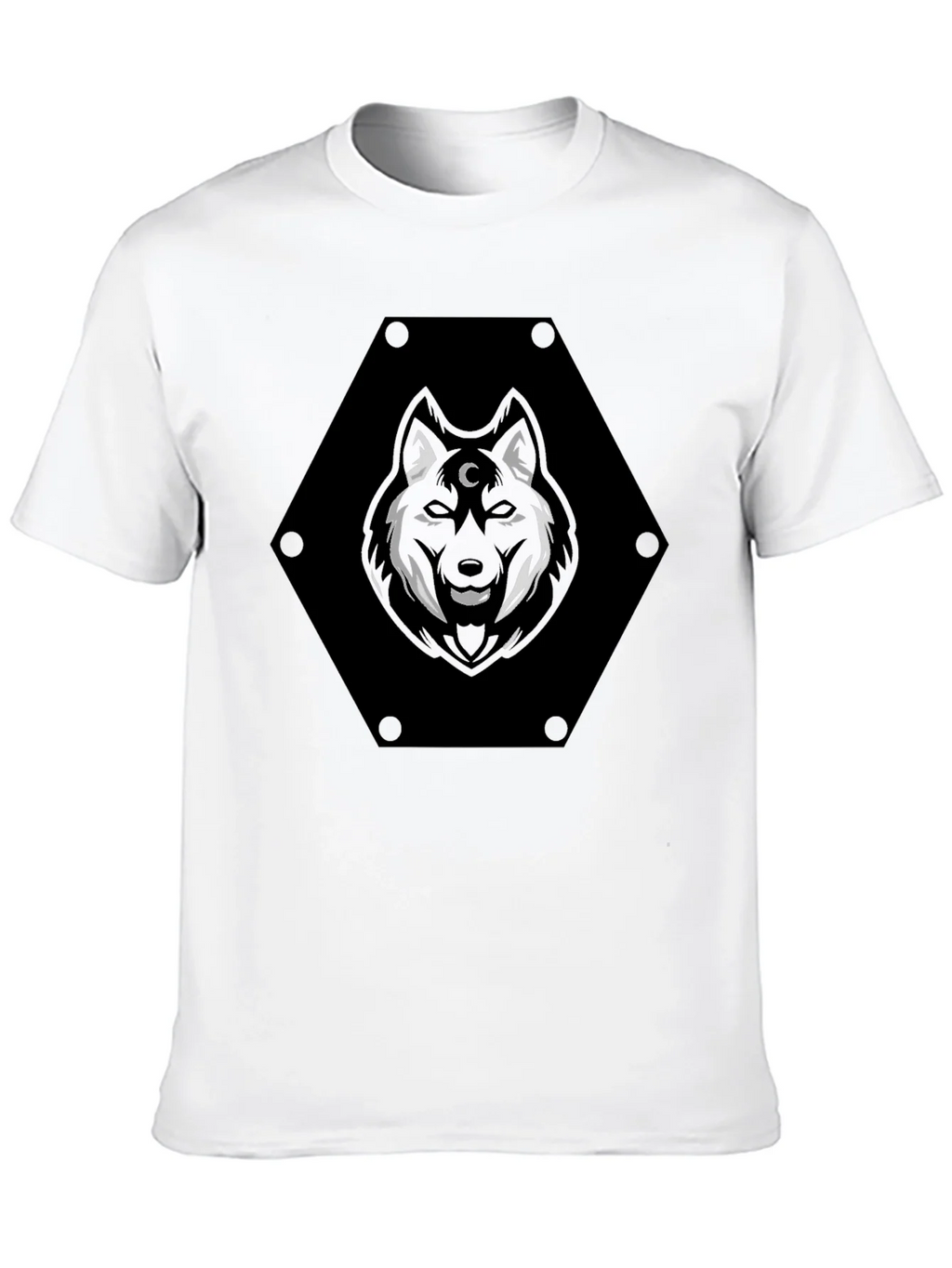 Mystic Wolf Graphic Tee - Black product image 12