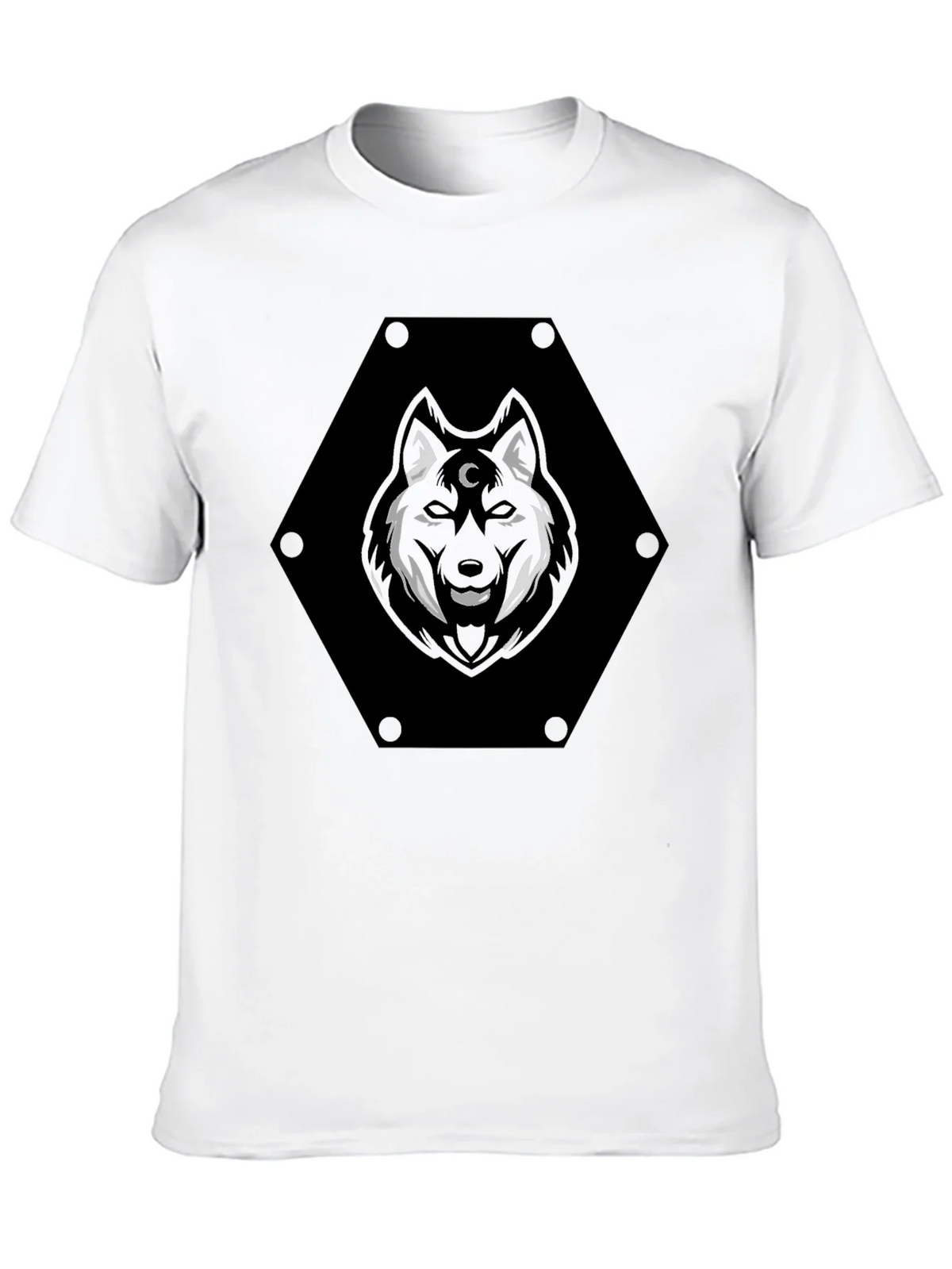 Mystic Wolf Graphic Tee - Black product image 12