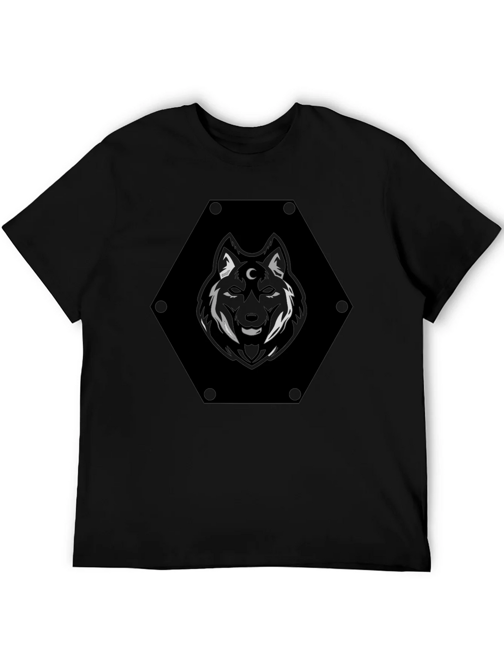Mystic Wolf Graphic Tee - Black product image 8