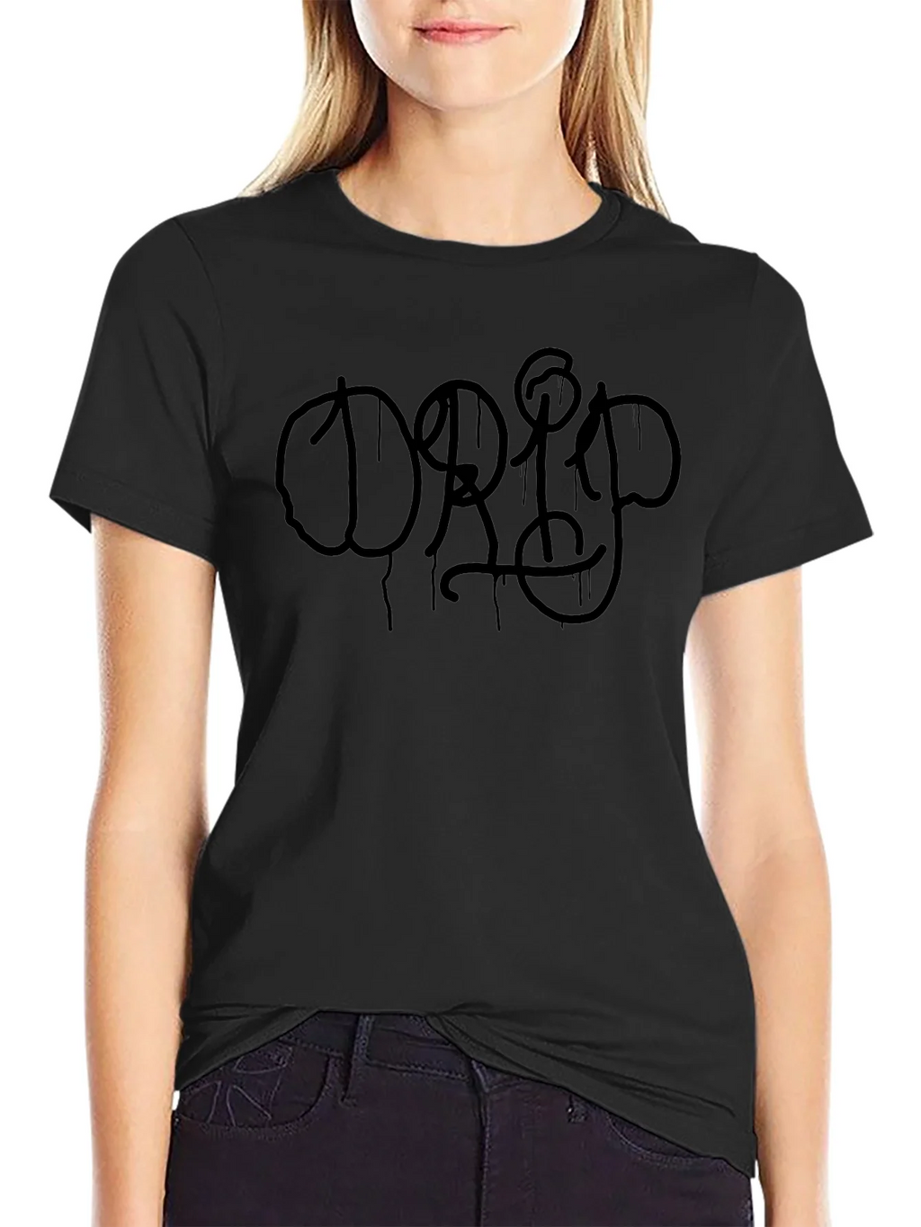 Black Graphic Tee - DRIP Design product image 5