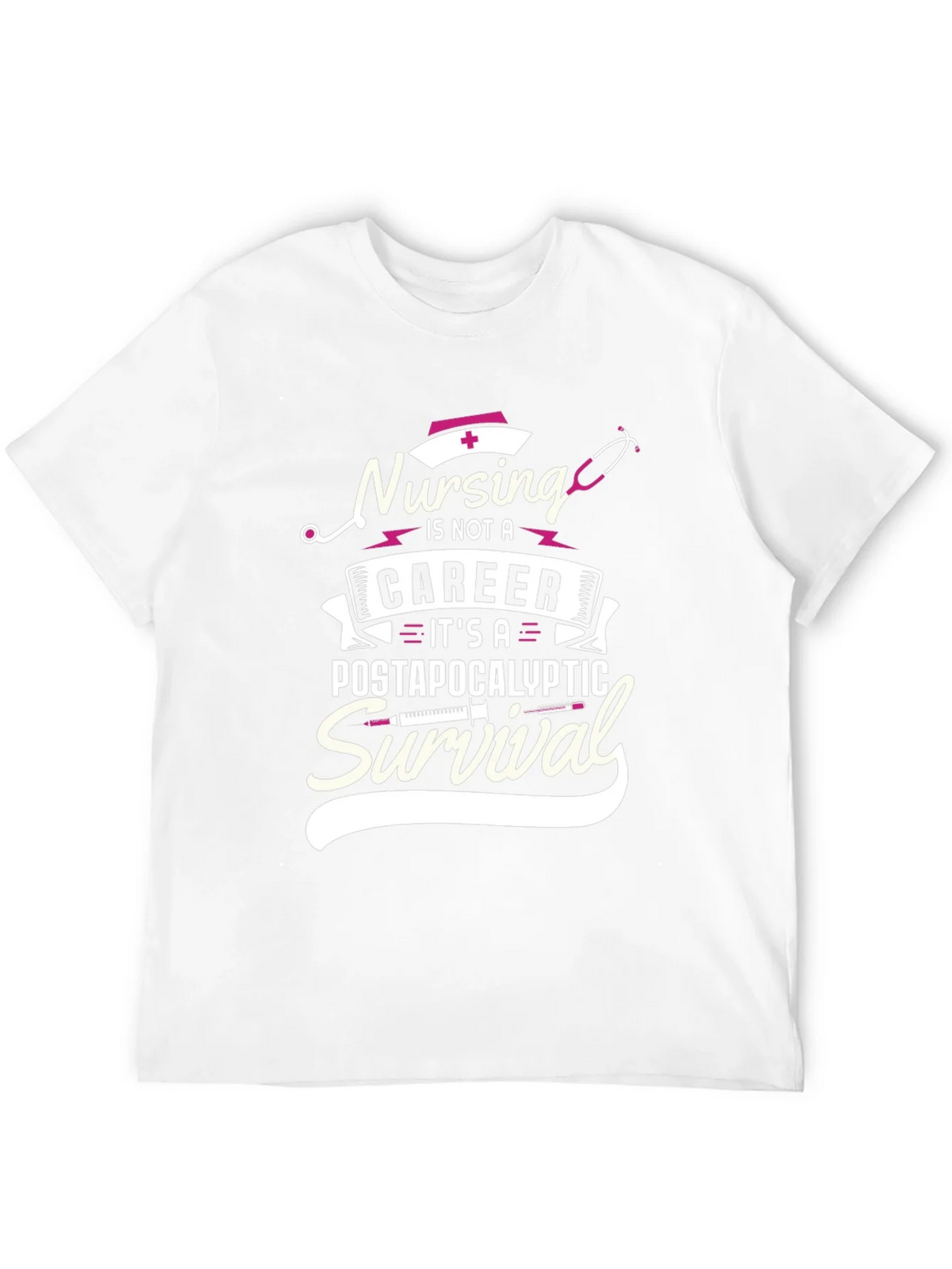 Nursing Survival T-Shirt - Post-Apocalyptic Nurse Tee product image 1