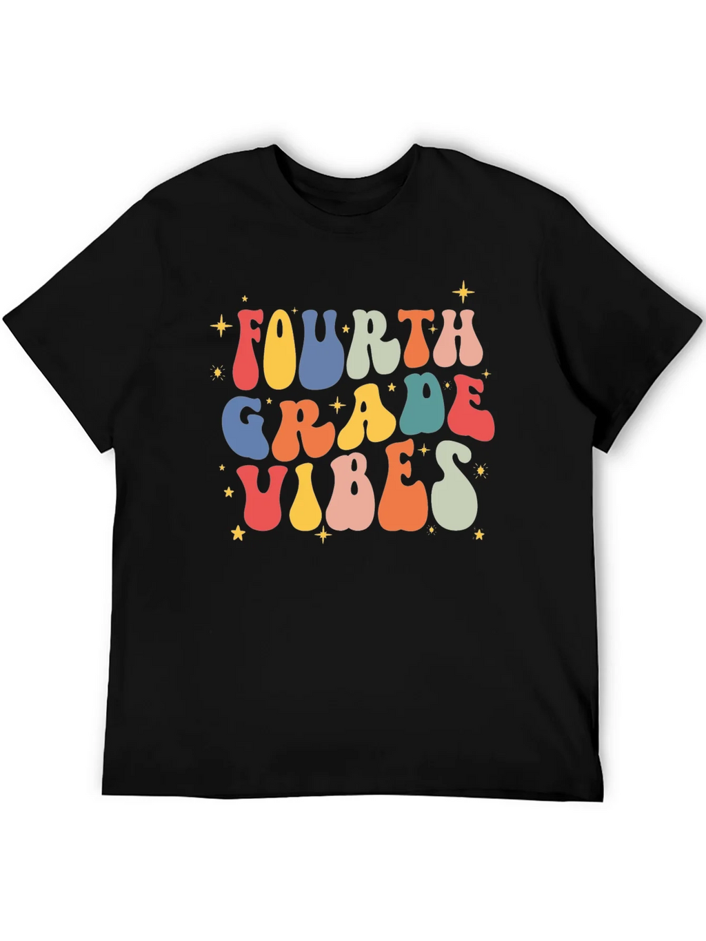 Fourth Grade Vibes Retro T-Shirt product image 8
