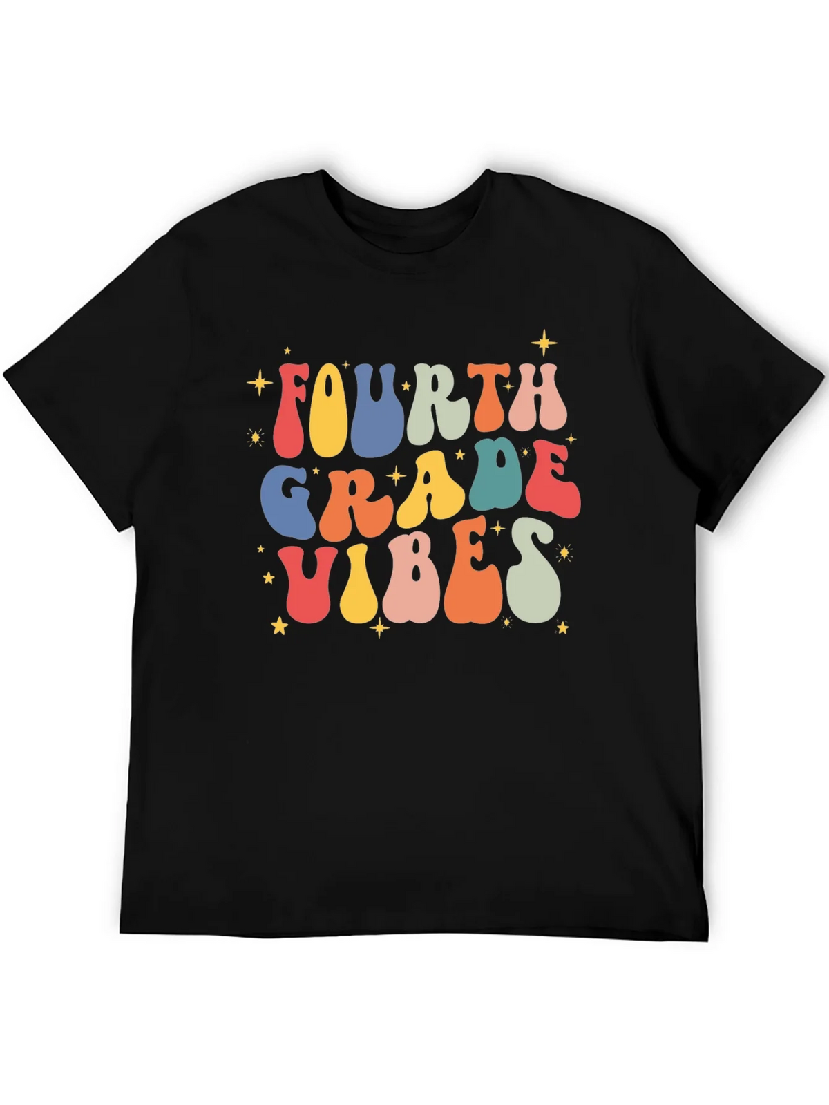 Fourth Grade Vibes Retro T-Shirt product image 8