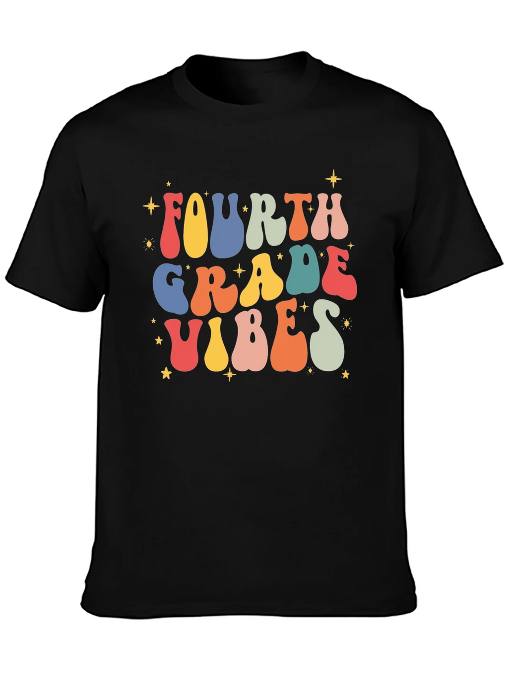 Fourth Grade Vibes Retro T-Shirt product image 6