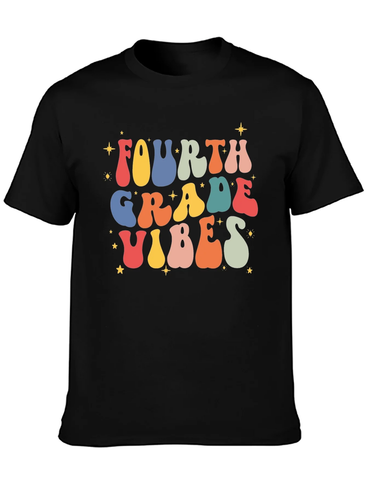 Fourth Grade Vibes Retro T-Shirt product image 6