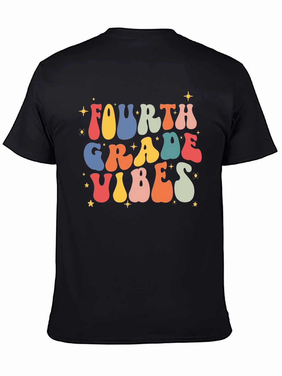 Fourth Grade Vibes Retro T-Shirt product image 7