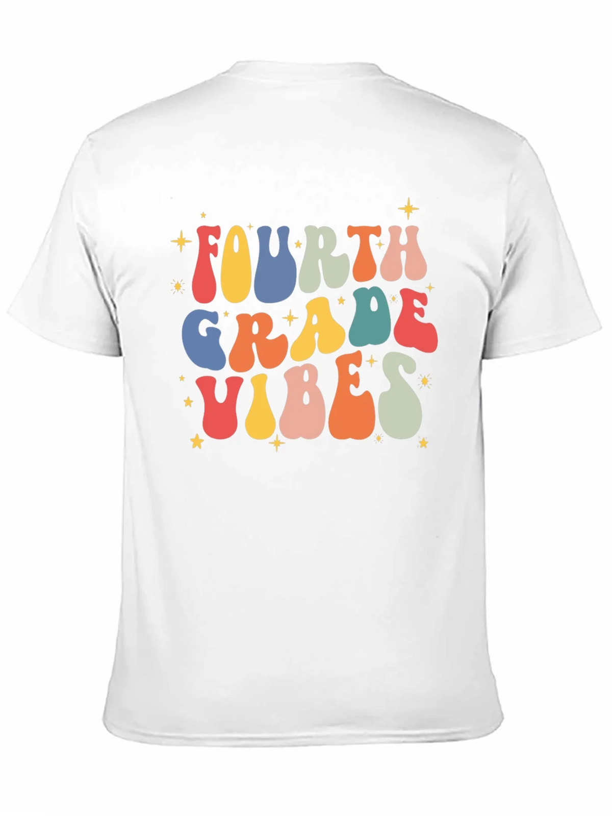Fourth Grade Vibes Retro T-Shirt product image 2