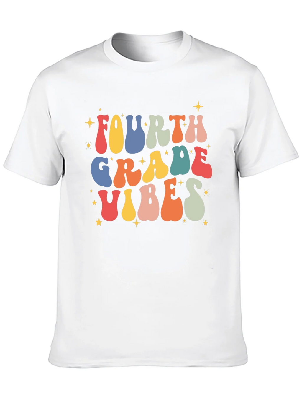 Fourth Grade Vibes Retro T-Shirt product image 12