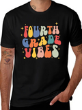 Fourth Grade Vibes Retro T-Shirt product image 1