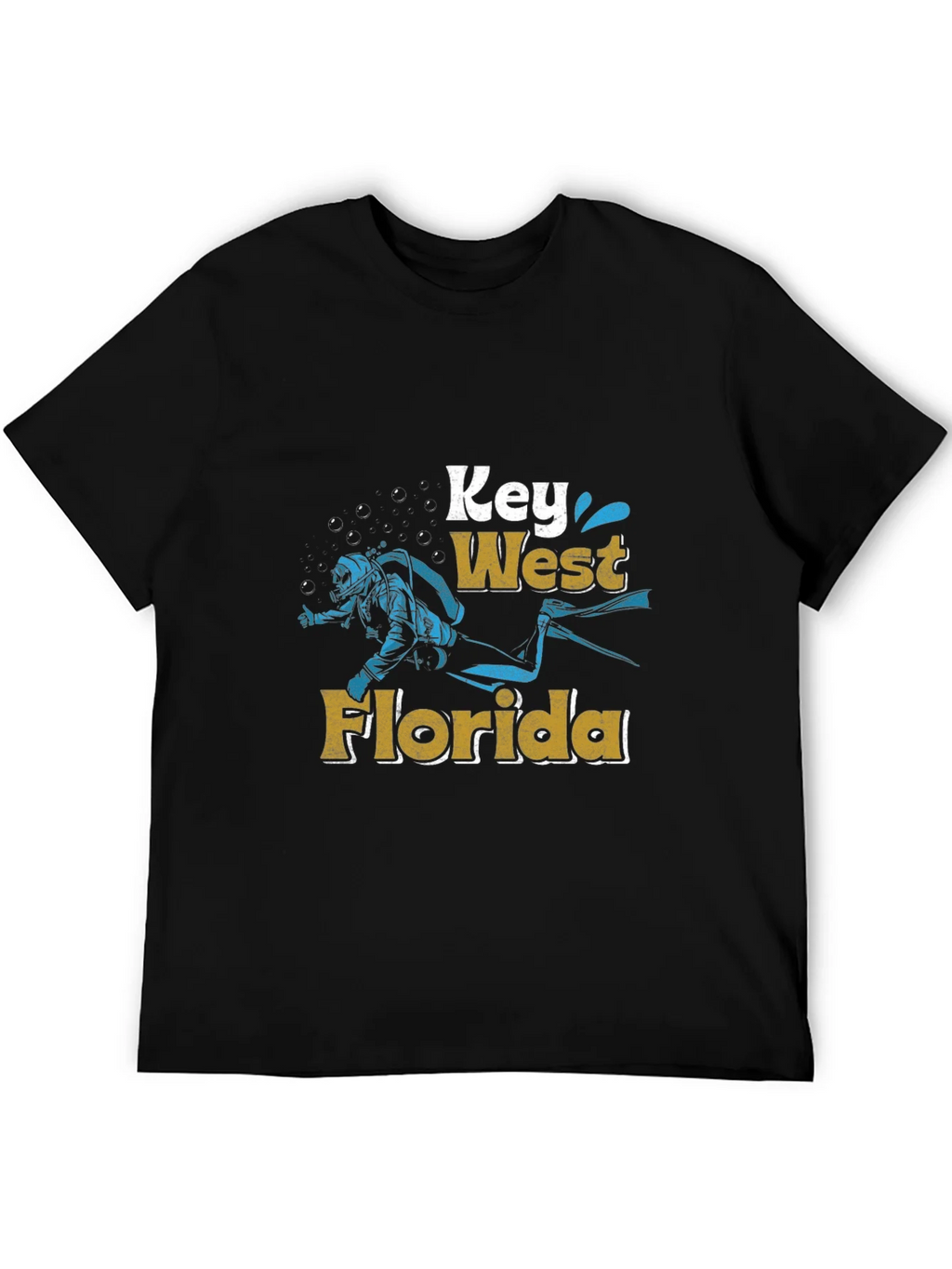 Key West Florida Diver Graphic Tee product image 8