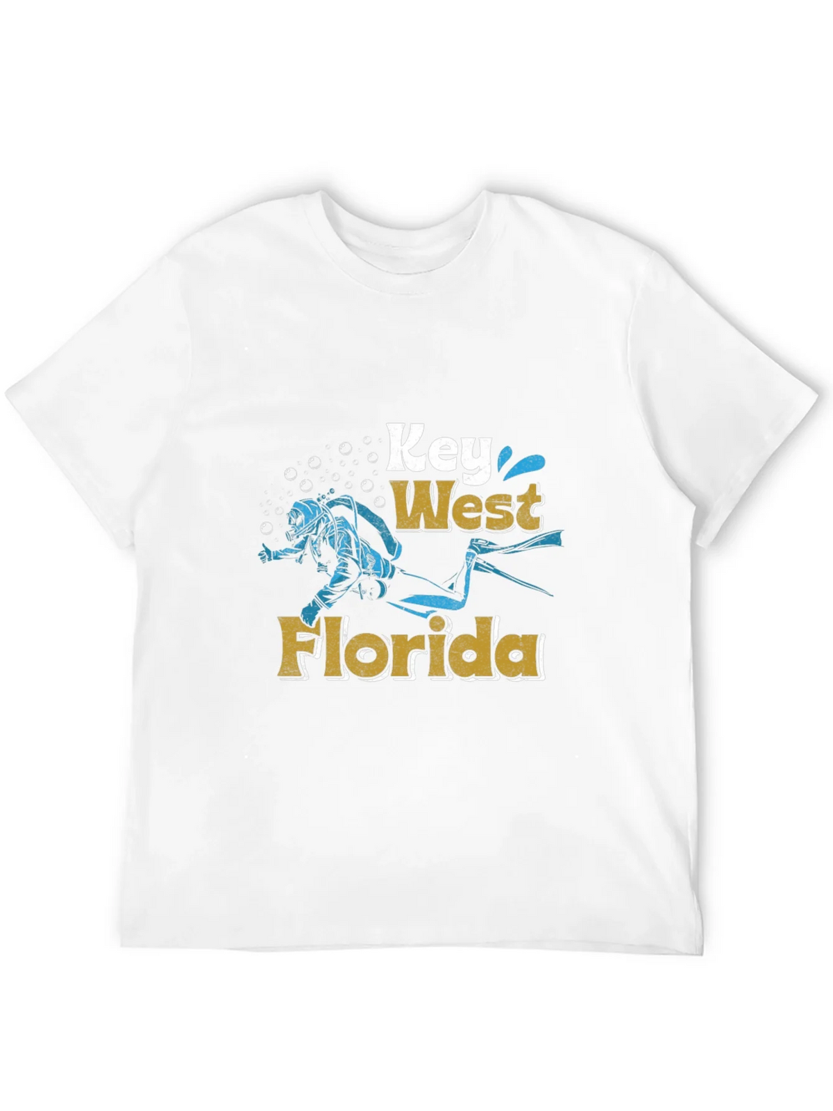 Key West Florida Diver Graphic Tee product image 3