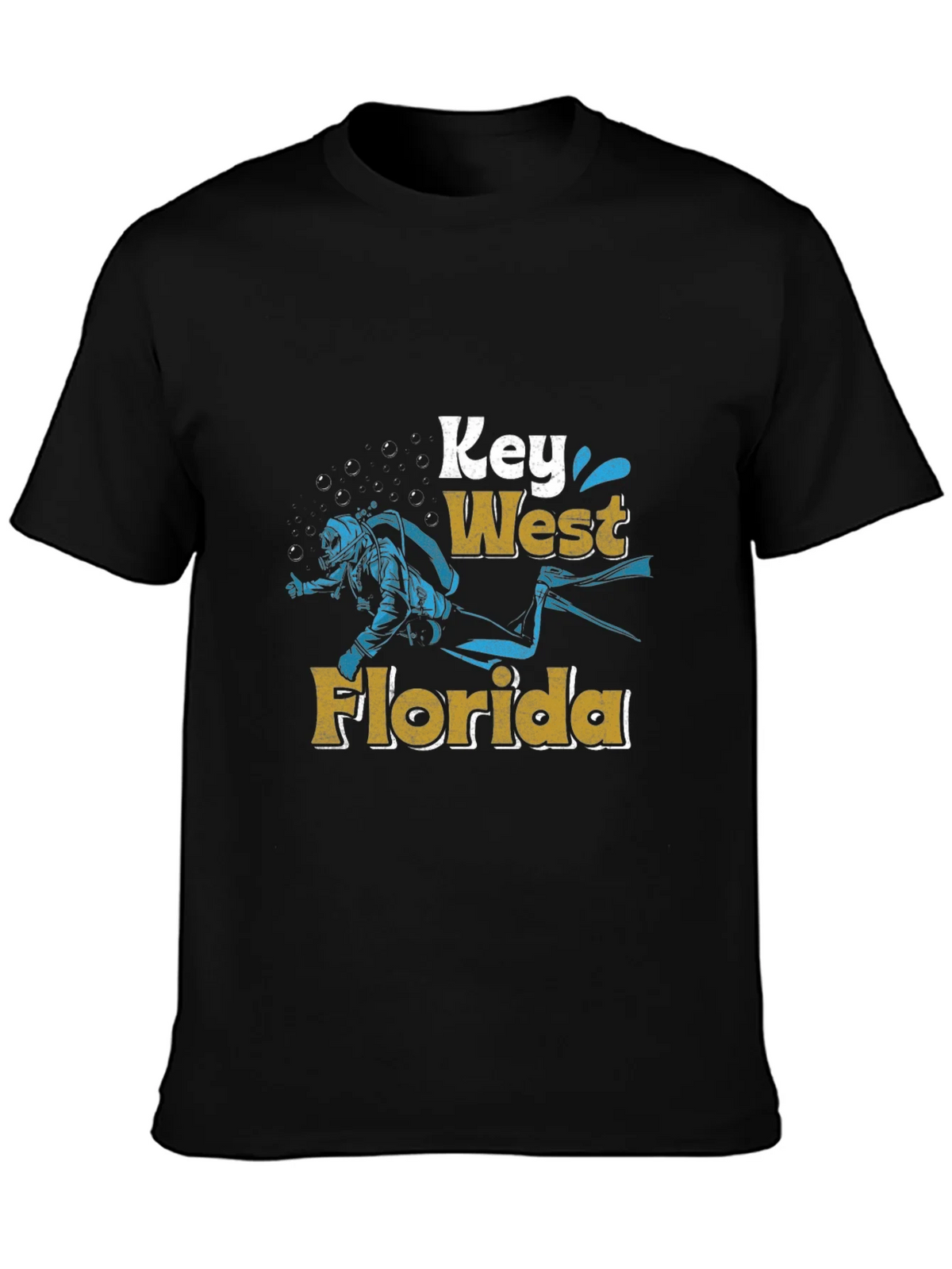 Key West Florida Diver Graphic Tee product image 6