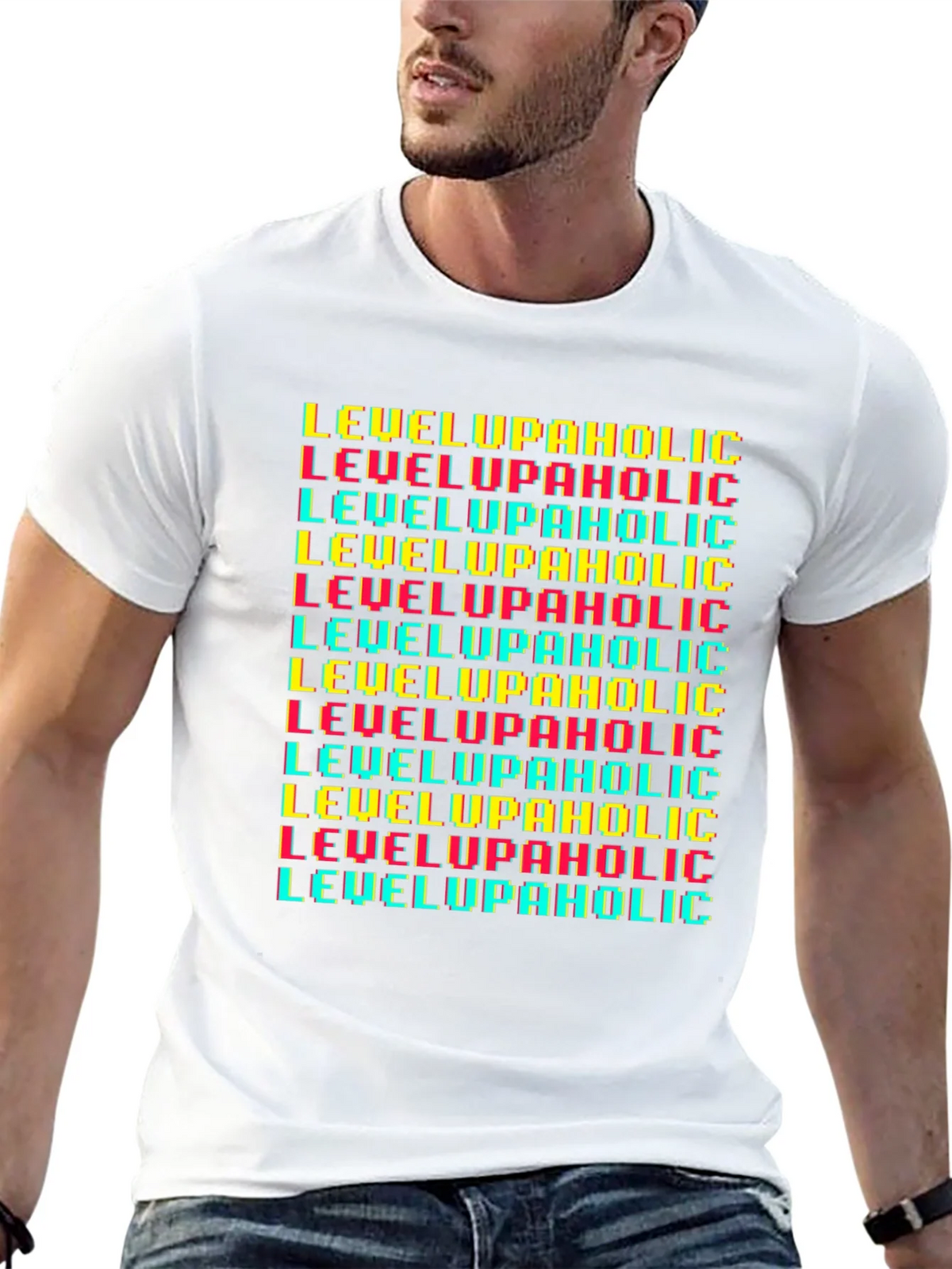 Level Up Gaming Tee - Classic Pixel Design product image 3