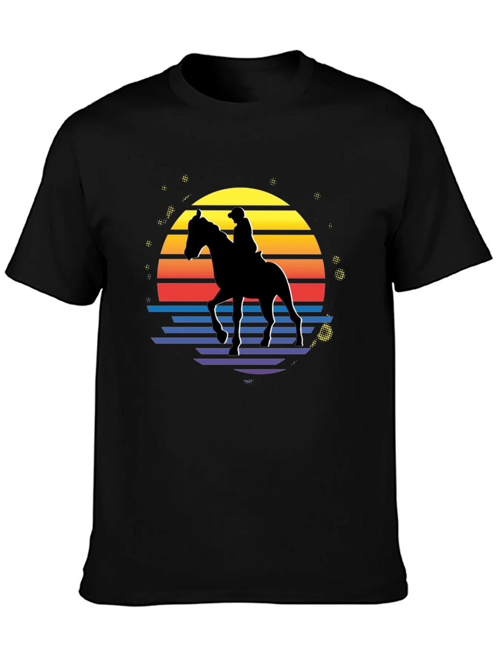 Retro Horse Rider Graphic T-Shirt product image 6