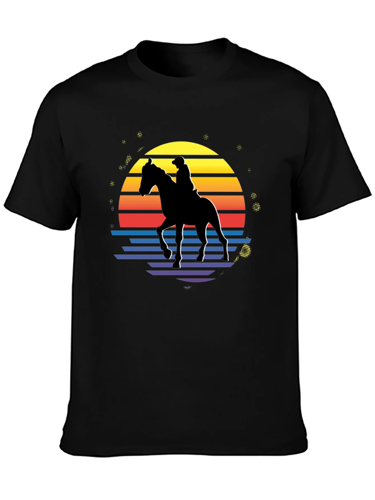 Retro Horse Rider Graphic T-Shirt product image 6