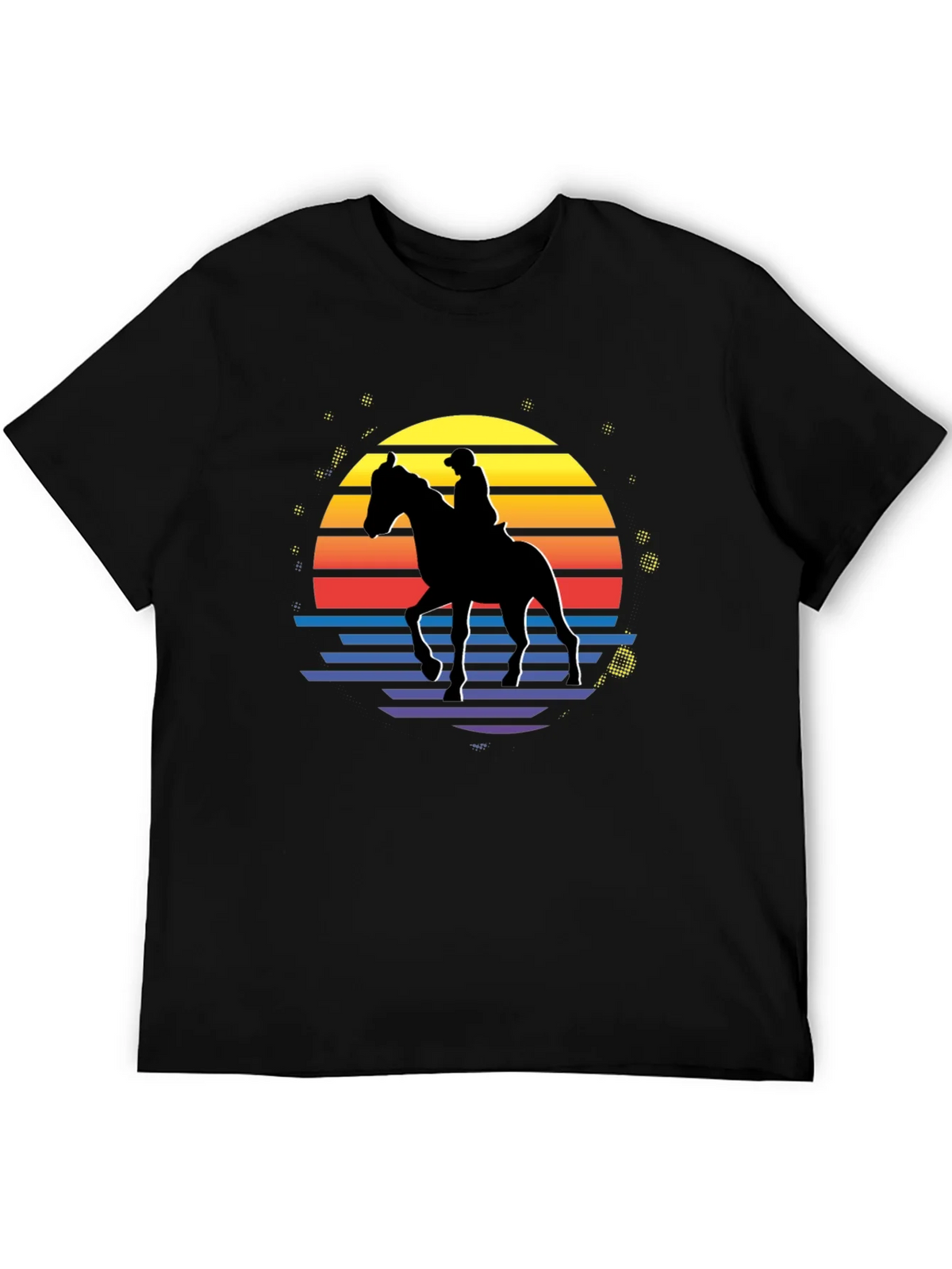 Retro Horse Rider Graphic T-Shirt product image 8