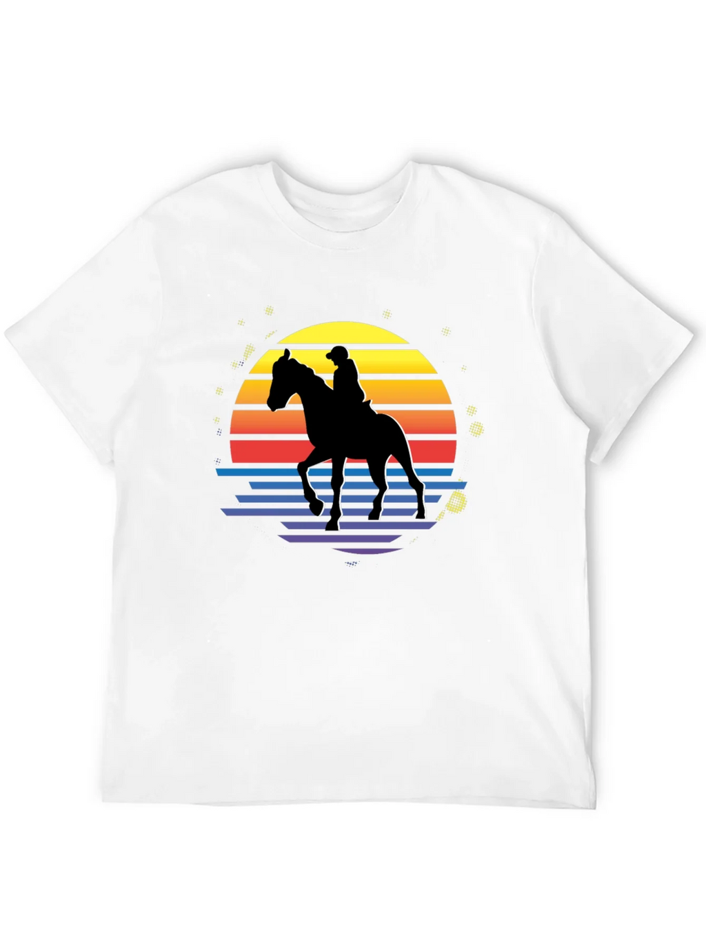 Retro Horse Rider Graphic T-Shirt product image 3