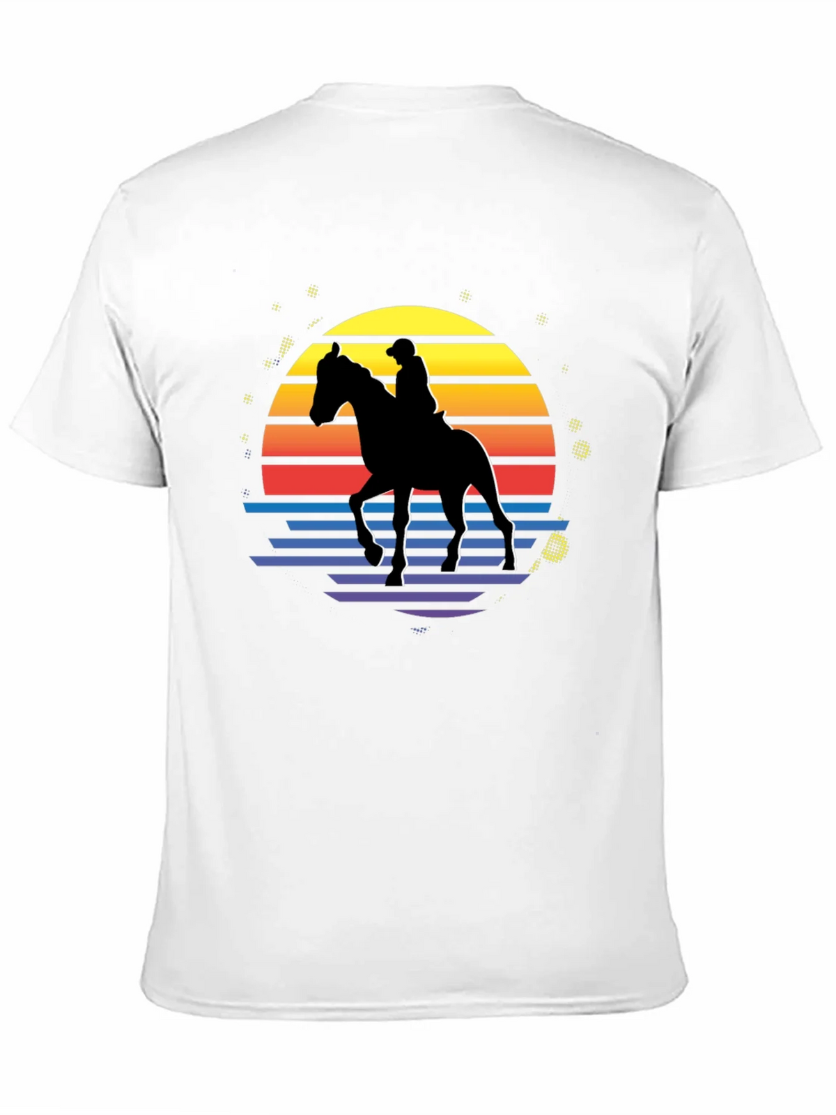 Retro Horse Rider Graphic T-Shirt product image 2