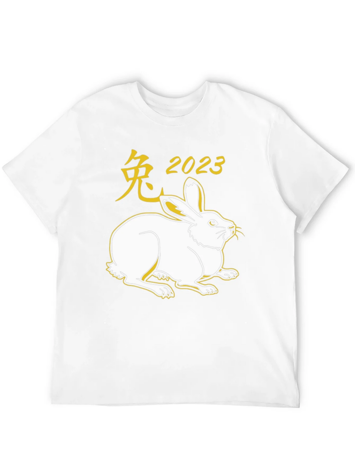 Year of the Rabbit 2023 Black T-Shirt product image 3