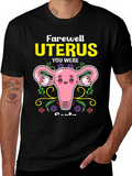 Farewell Uterus Funny Graphic Tee product image 1