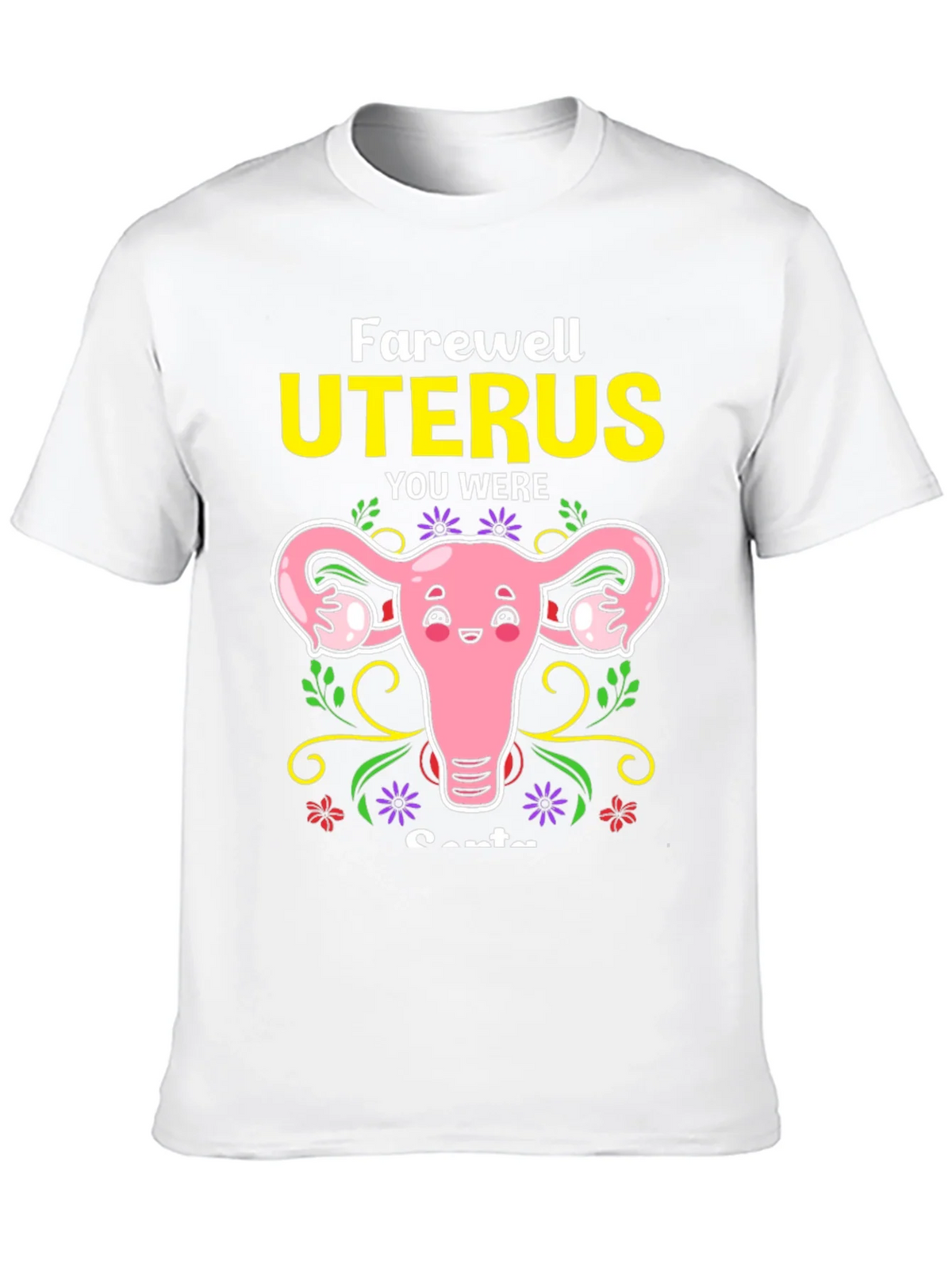 Farewell Uterus Funny Graphic Tee product image 4