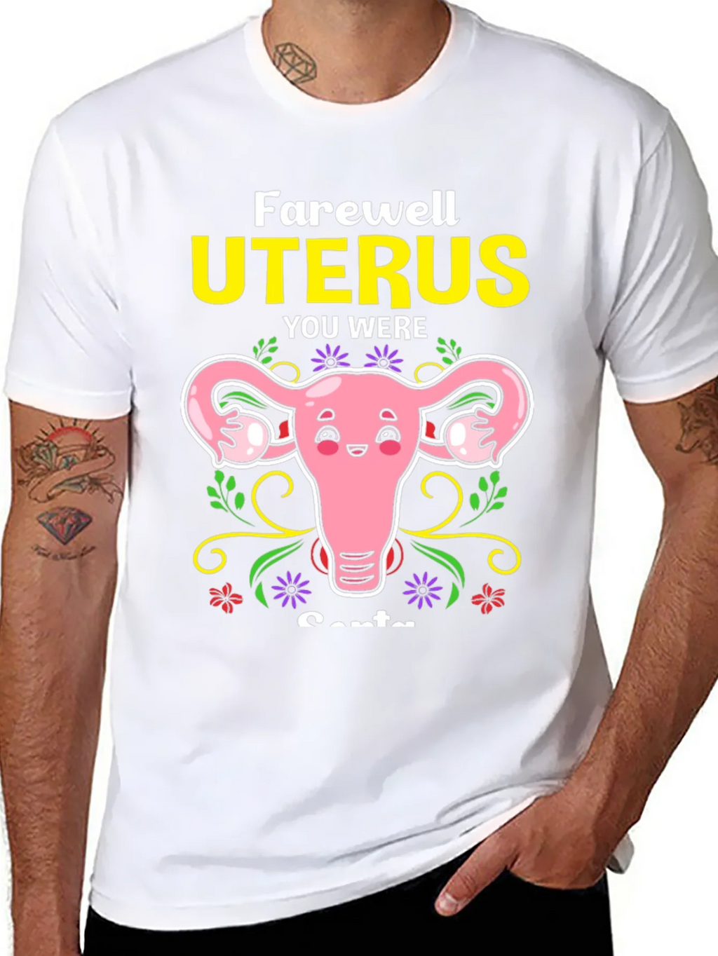 Farewell Uterus Funny Graphic Tee product image 3