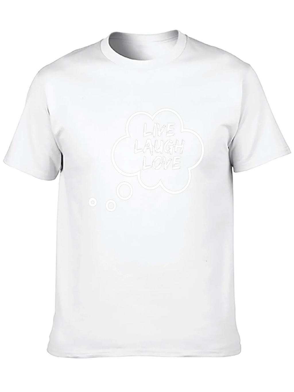 Live Laugh Love Graphic Tee - Black Cotton T-Shirt product image 12