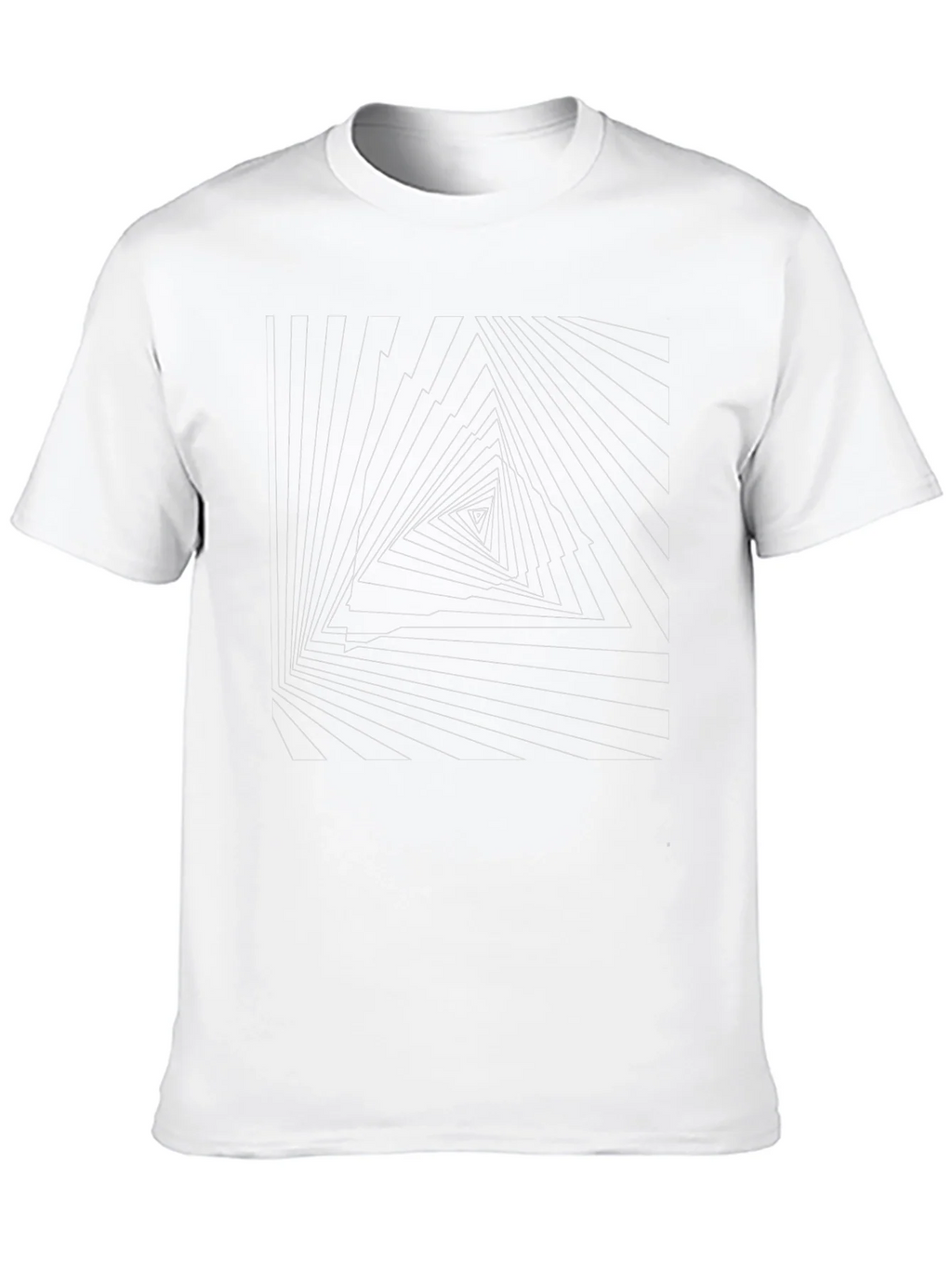 Geometric Triangle Illusion Tee product image 12