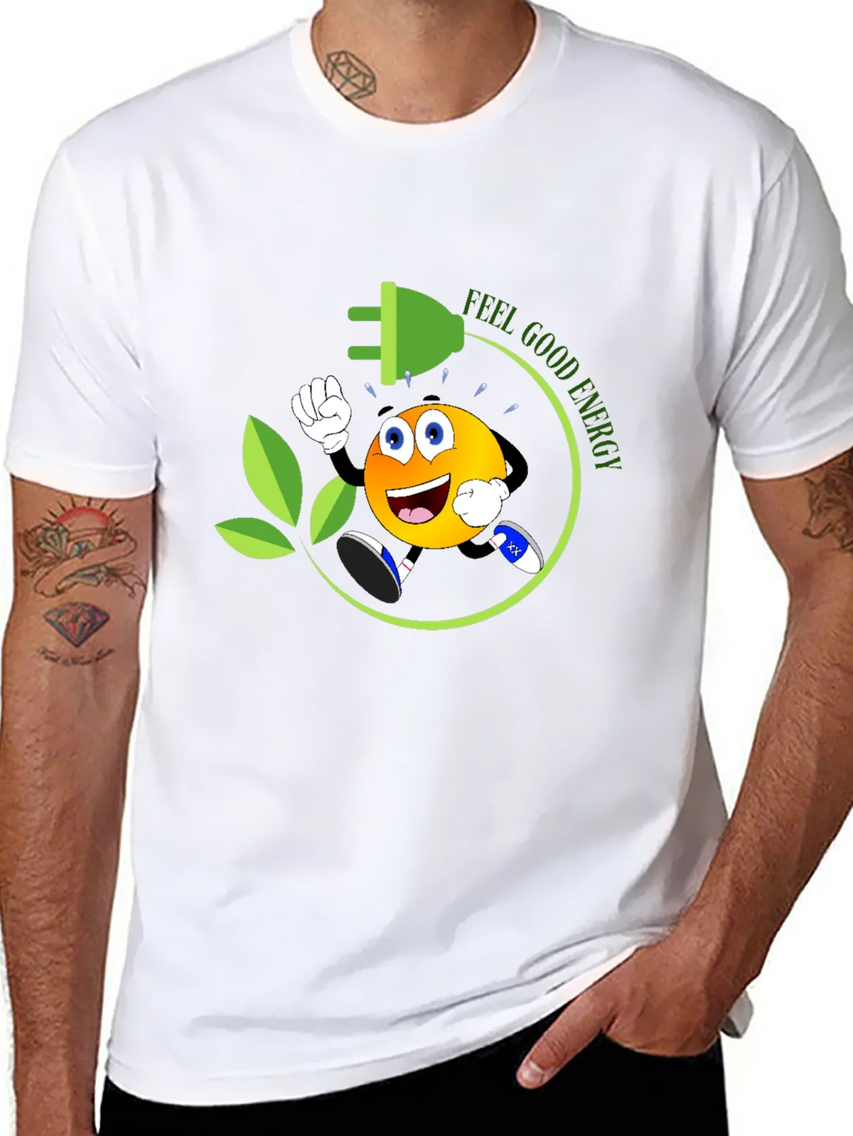 Feel Good Energy Black T-Shirt product image 10