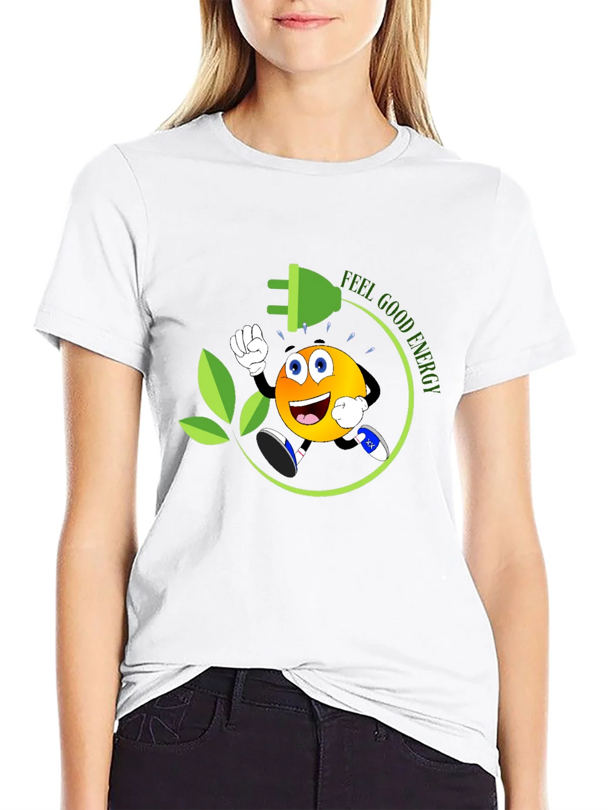 Feel Good Energy Black T-Shirt product image 11