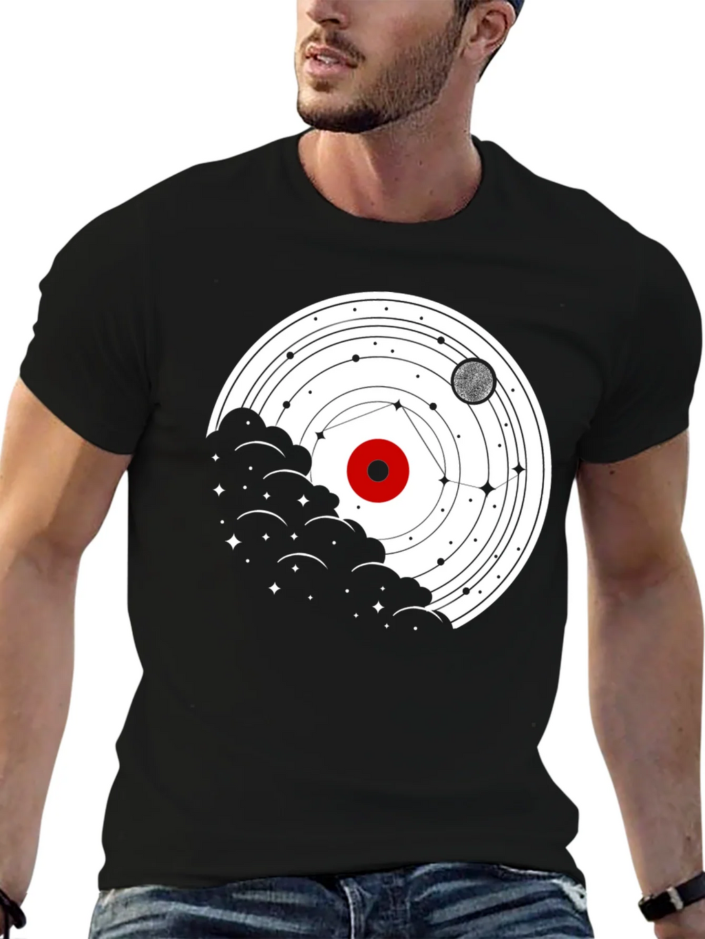 Cosmic Orbit T-Shirt - Celestial Graphic Tee product image 9