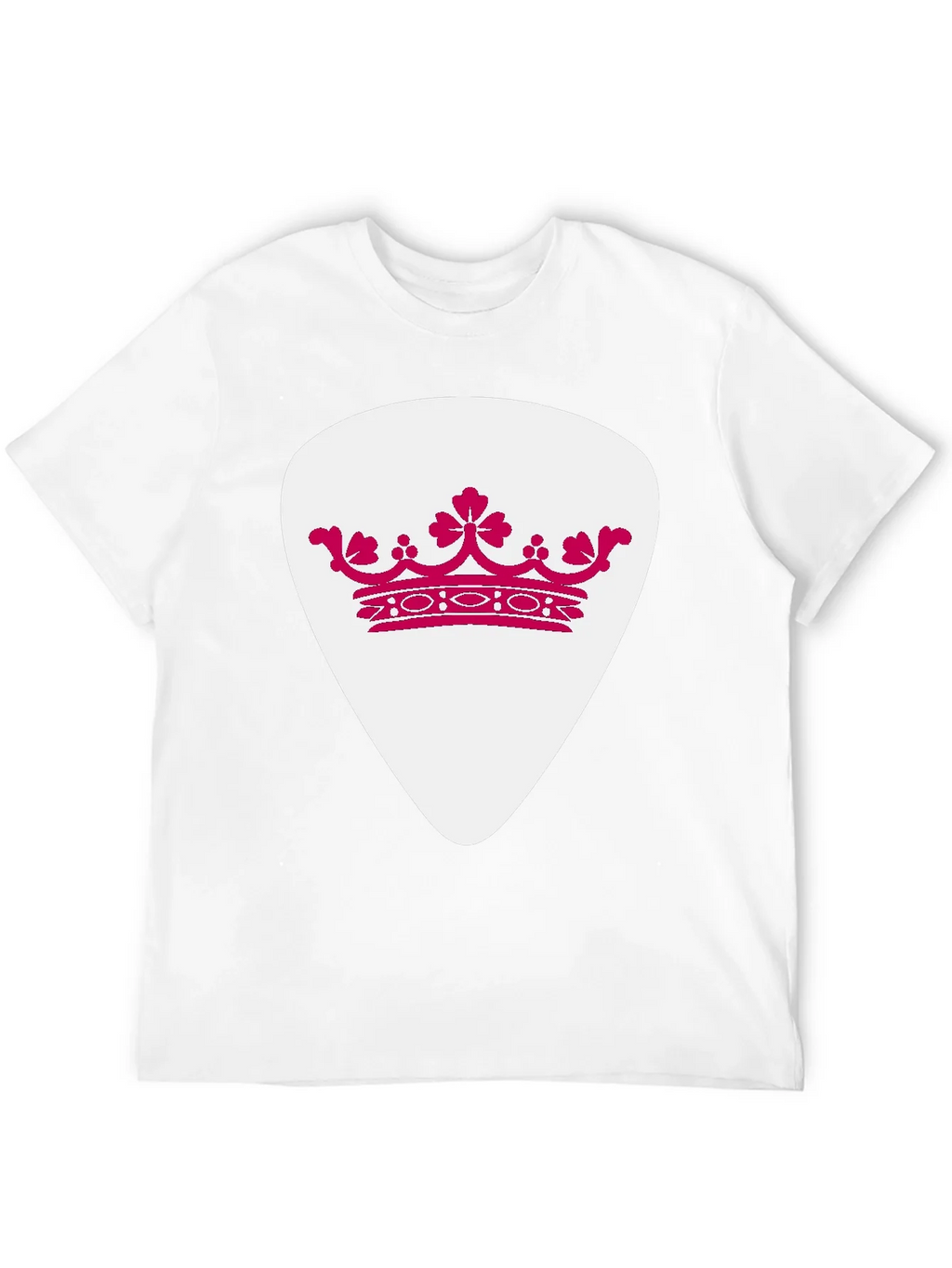 Crown Guitar Pick Graphic T-Shirt - Music Lover Tee product image 3