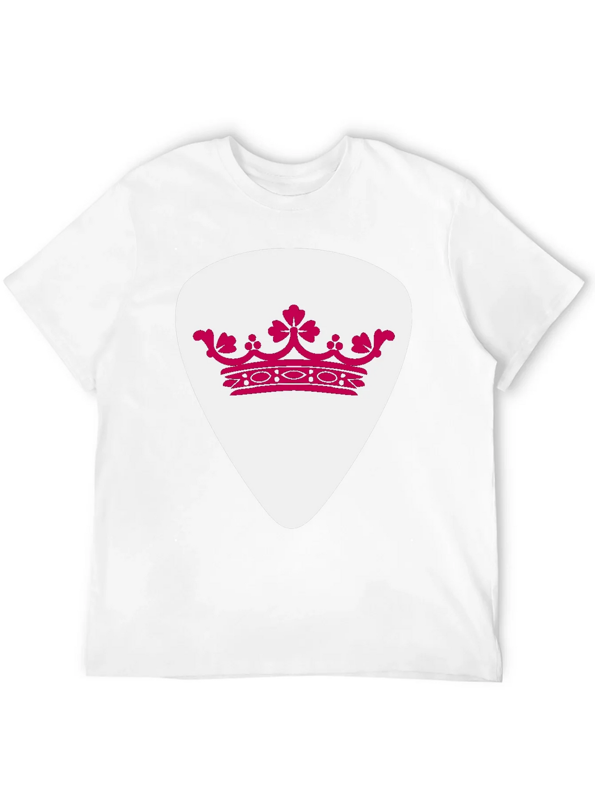 Crown Guitar Pick Graphic T-Shirt - Music Lover Tee product image 3