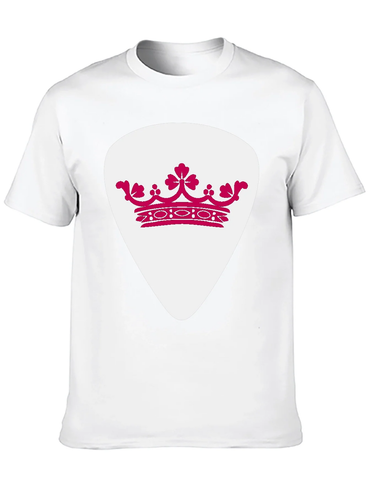 Crown Guitar Pick Graphic T-Shirt - Music Lover Tee product image 12