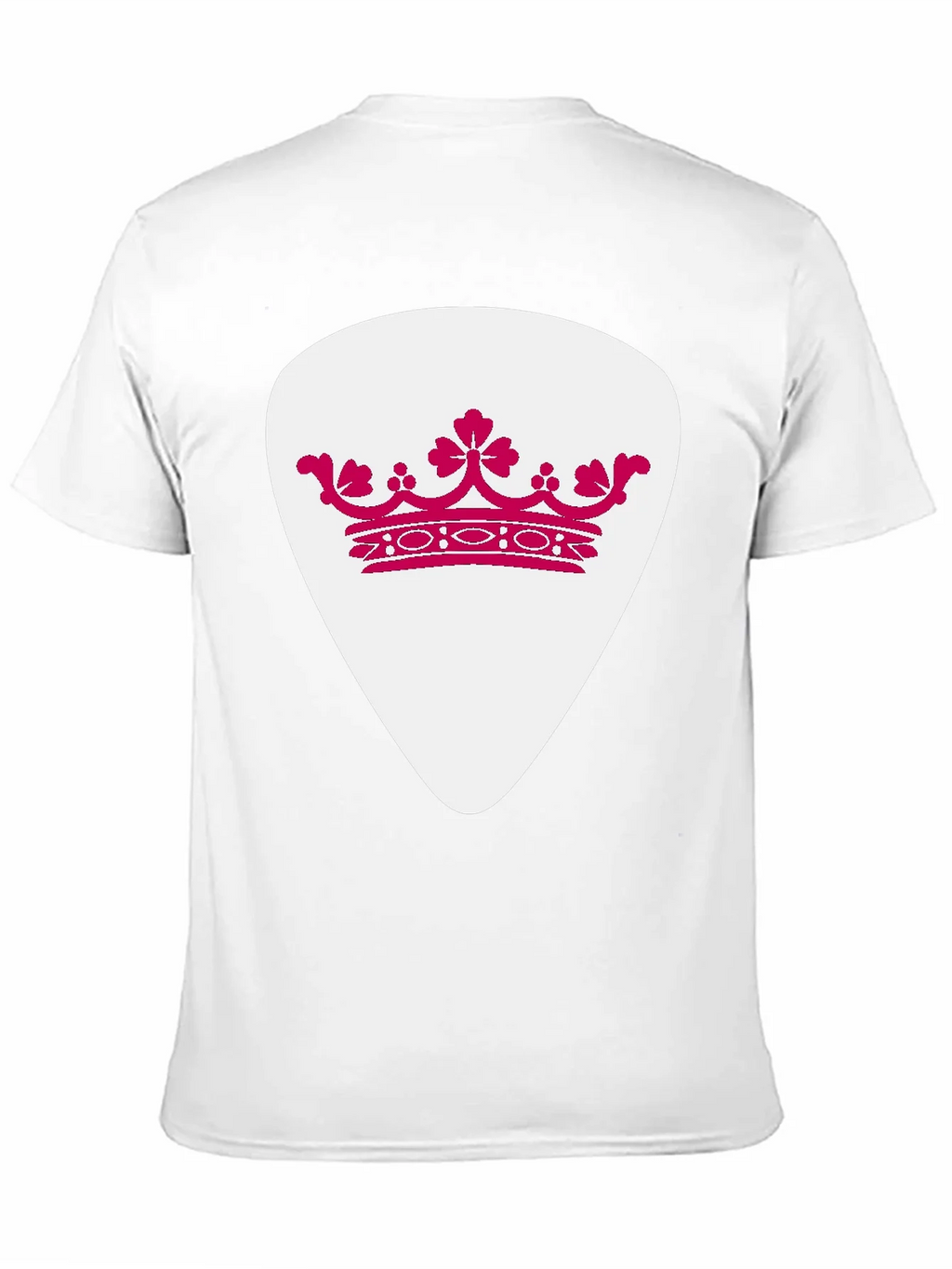 Crown Guitar Pick Graphic T-Shirt - Music Lover Tee product image 2