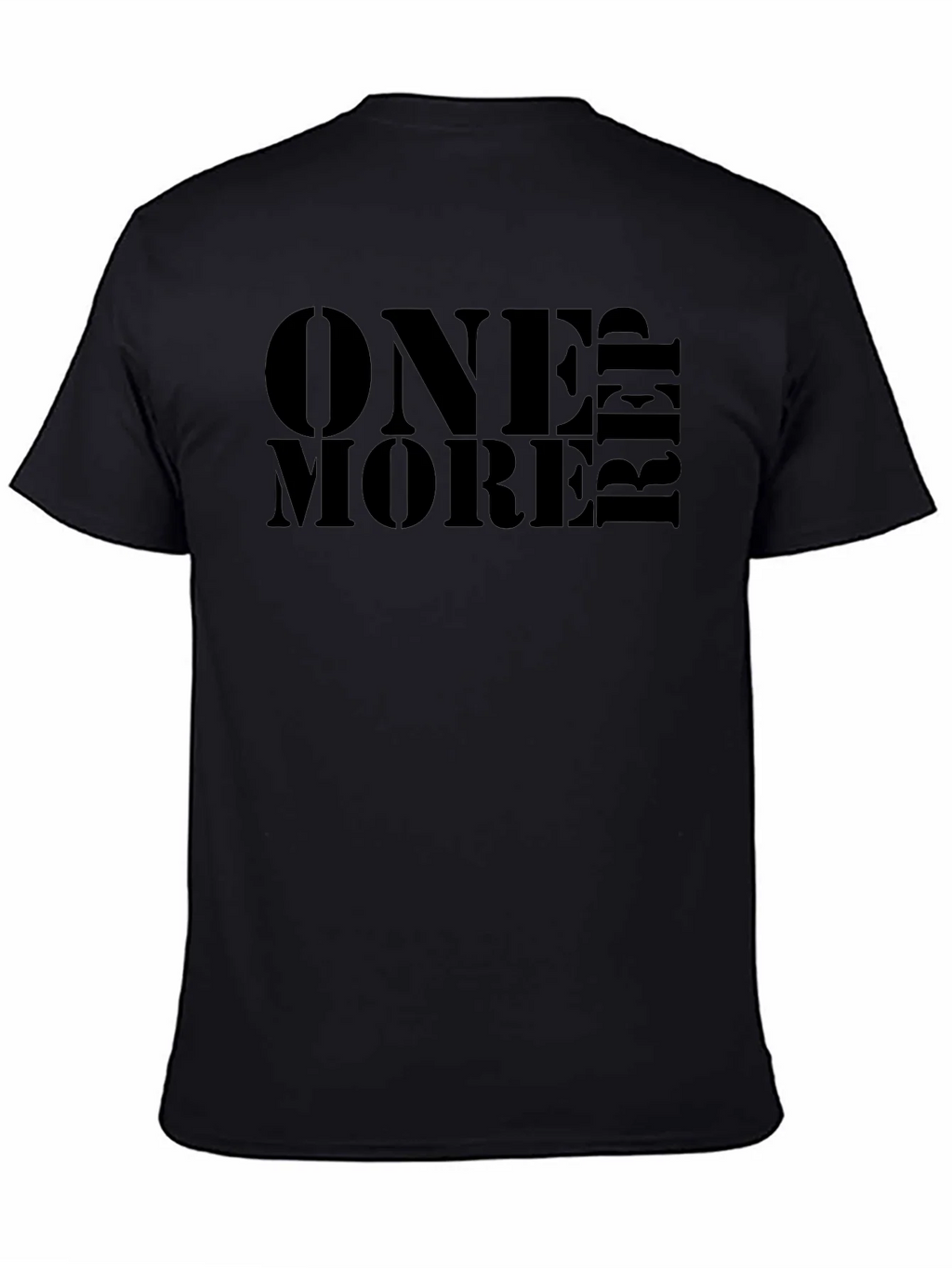 One More Rep Black Graphic Tee product image 3