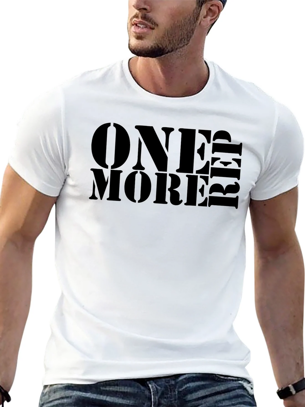 One More Rep Black Graphic Tee product image 1