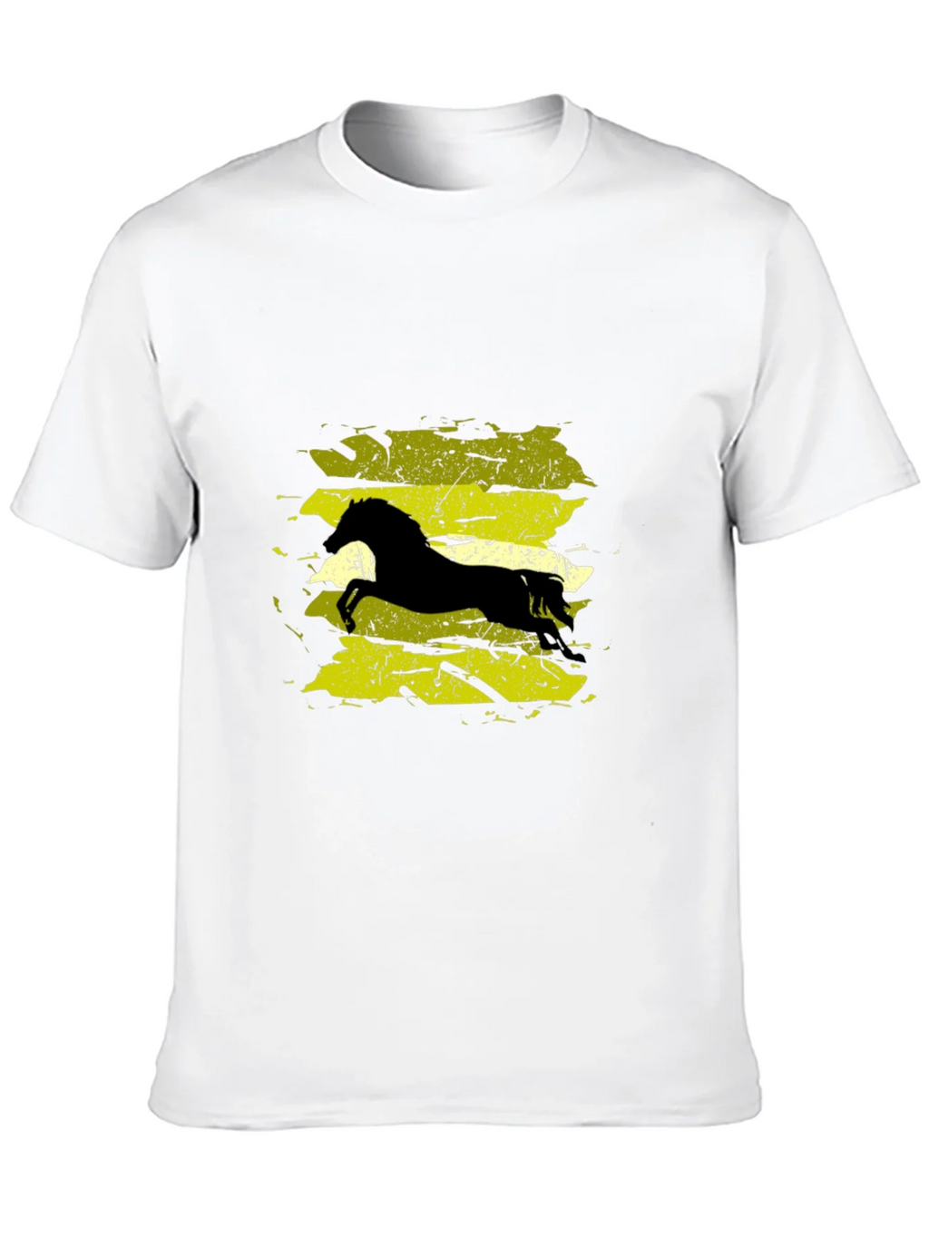 Black T-Shirt with Horse Graphic product image 12
