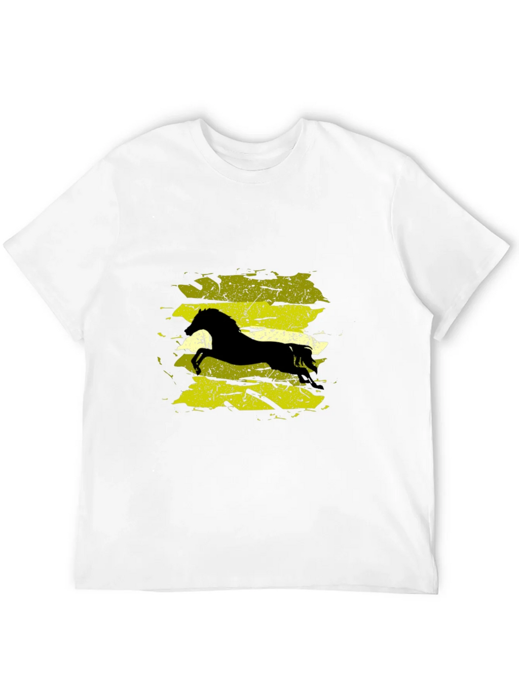 Black T-Shirt with Horse Graphic product image 3